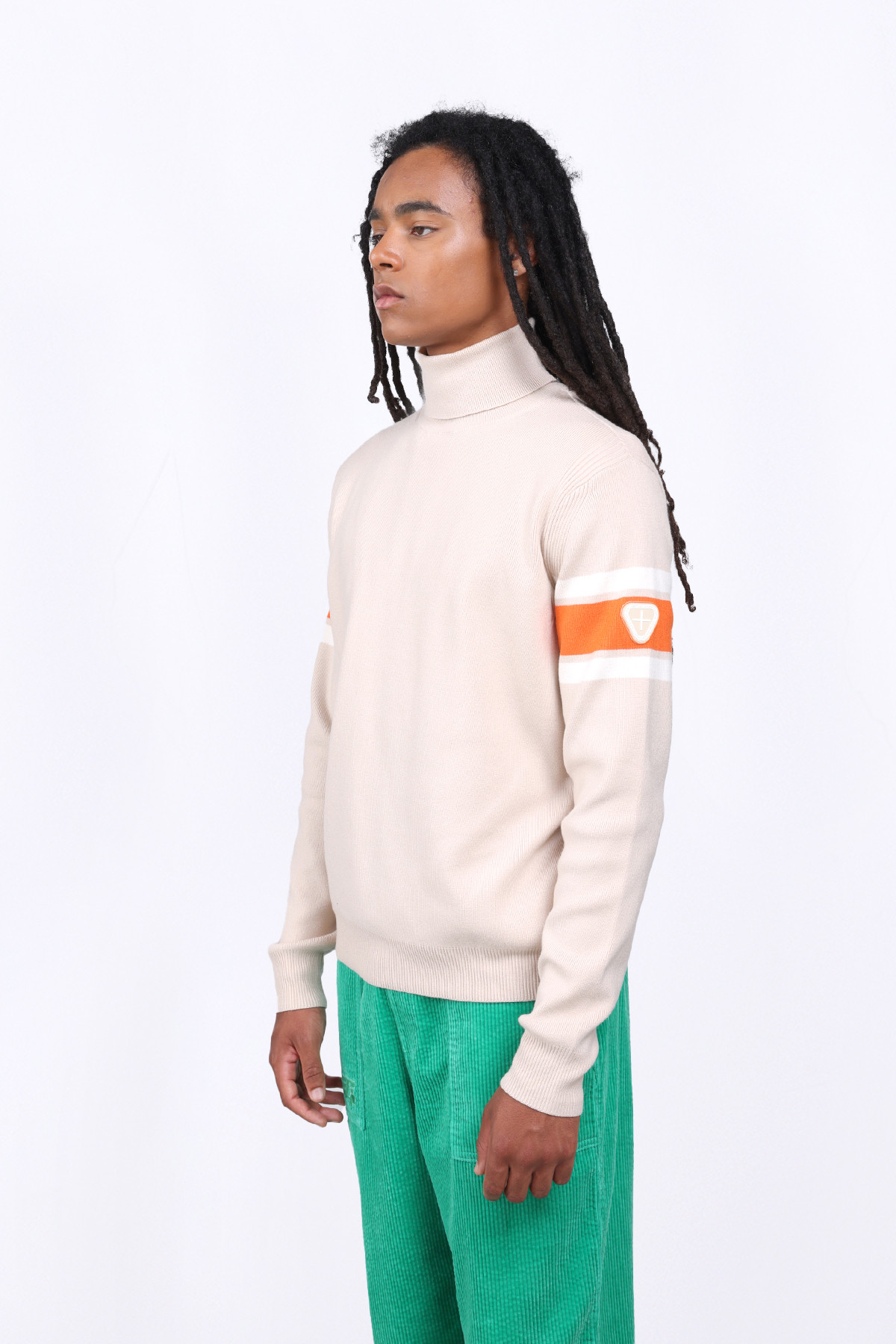 Roll neck sweater with...