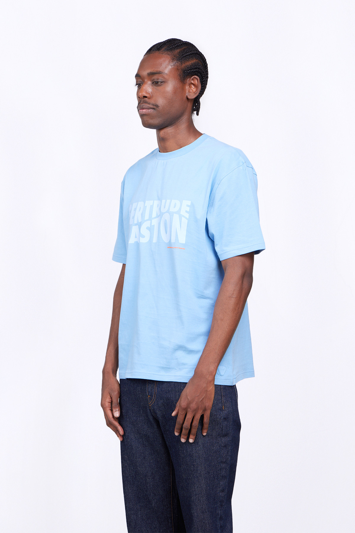 Plain cotton T-shirt Leonce...