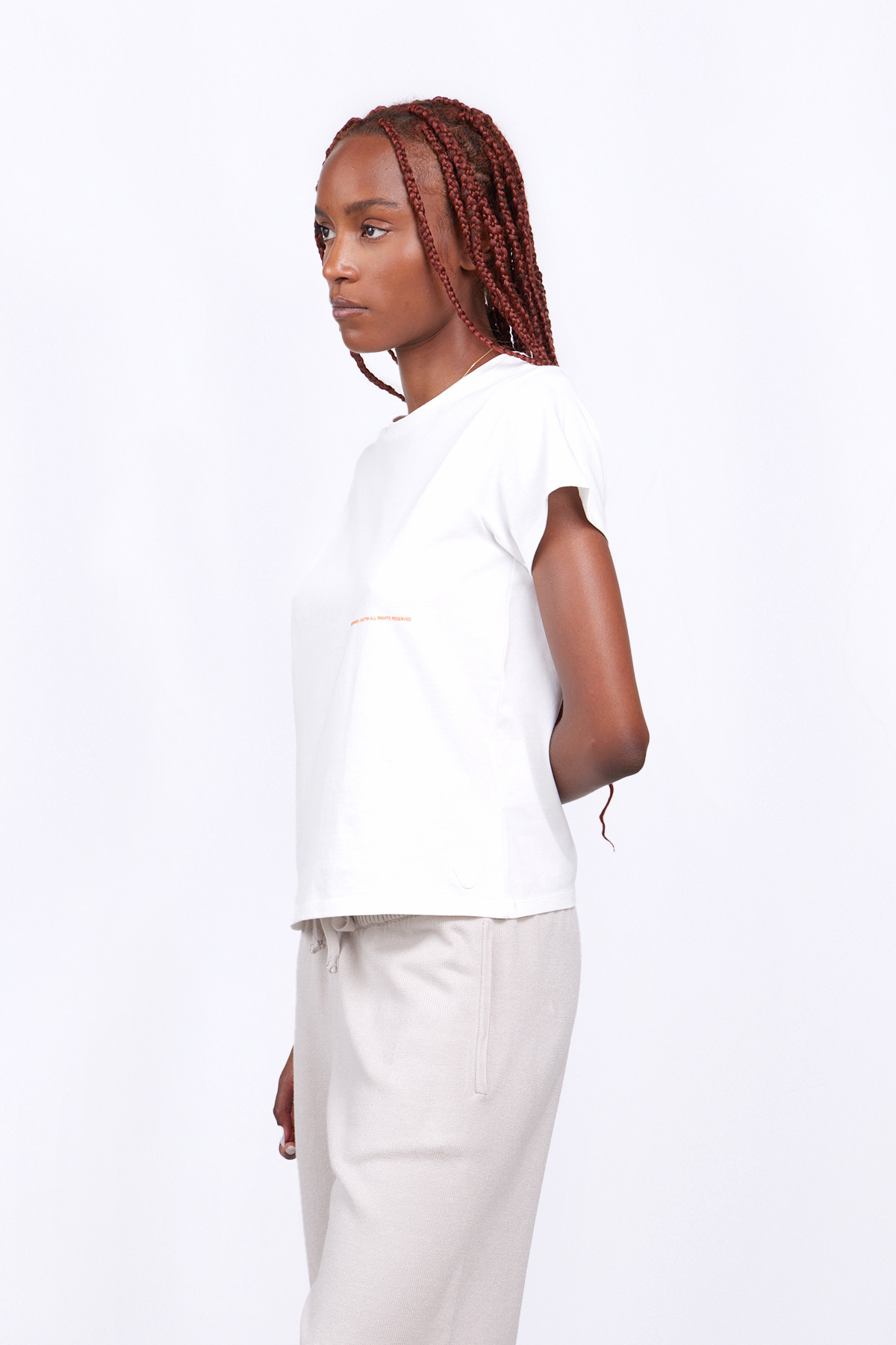 Lina Optic White plain...