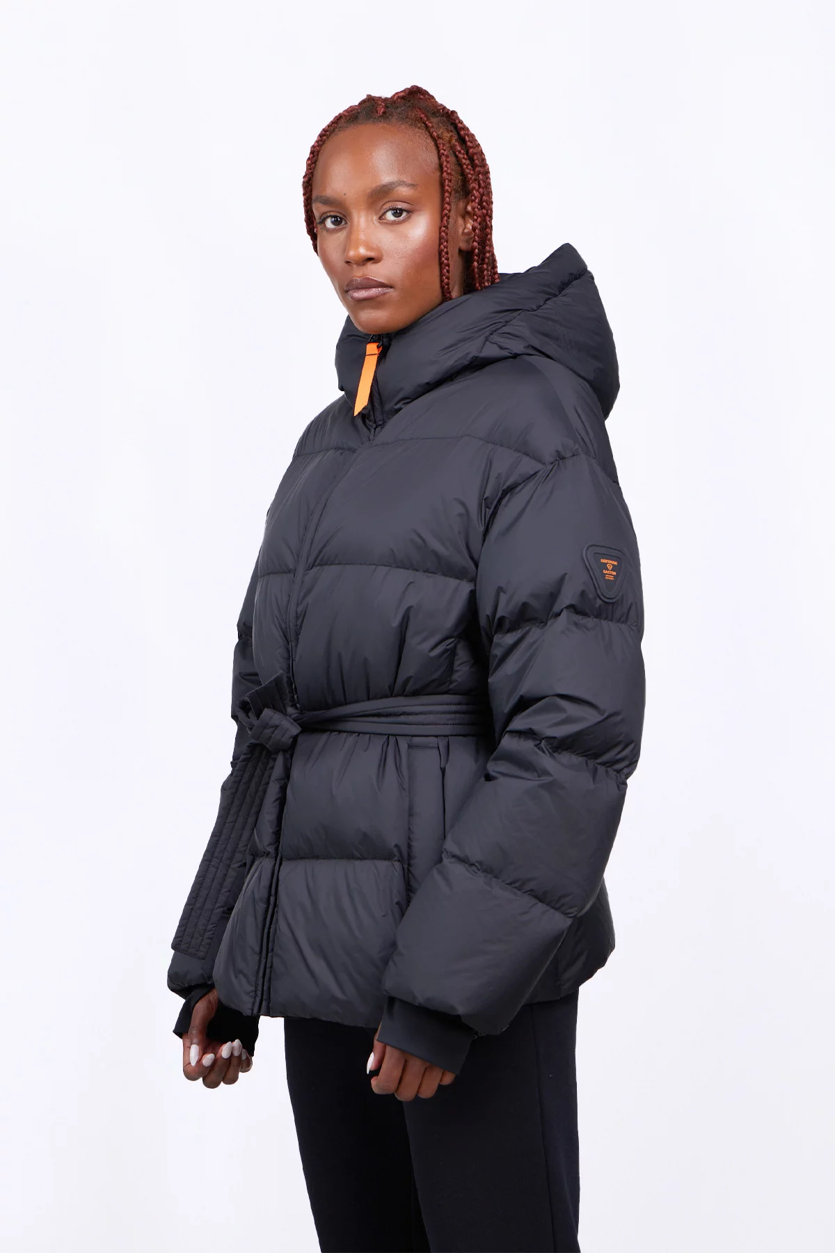 Black oversized puffer jacket Archives - STYLE DU MONDE