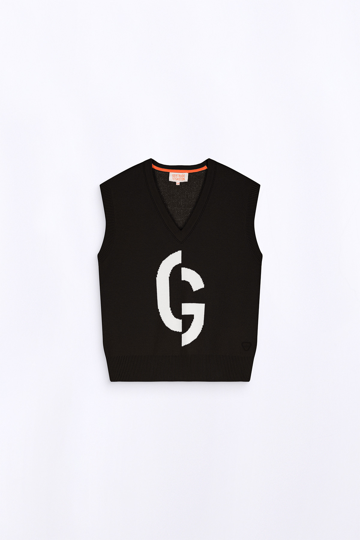 Sleeveless V-neck knit...