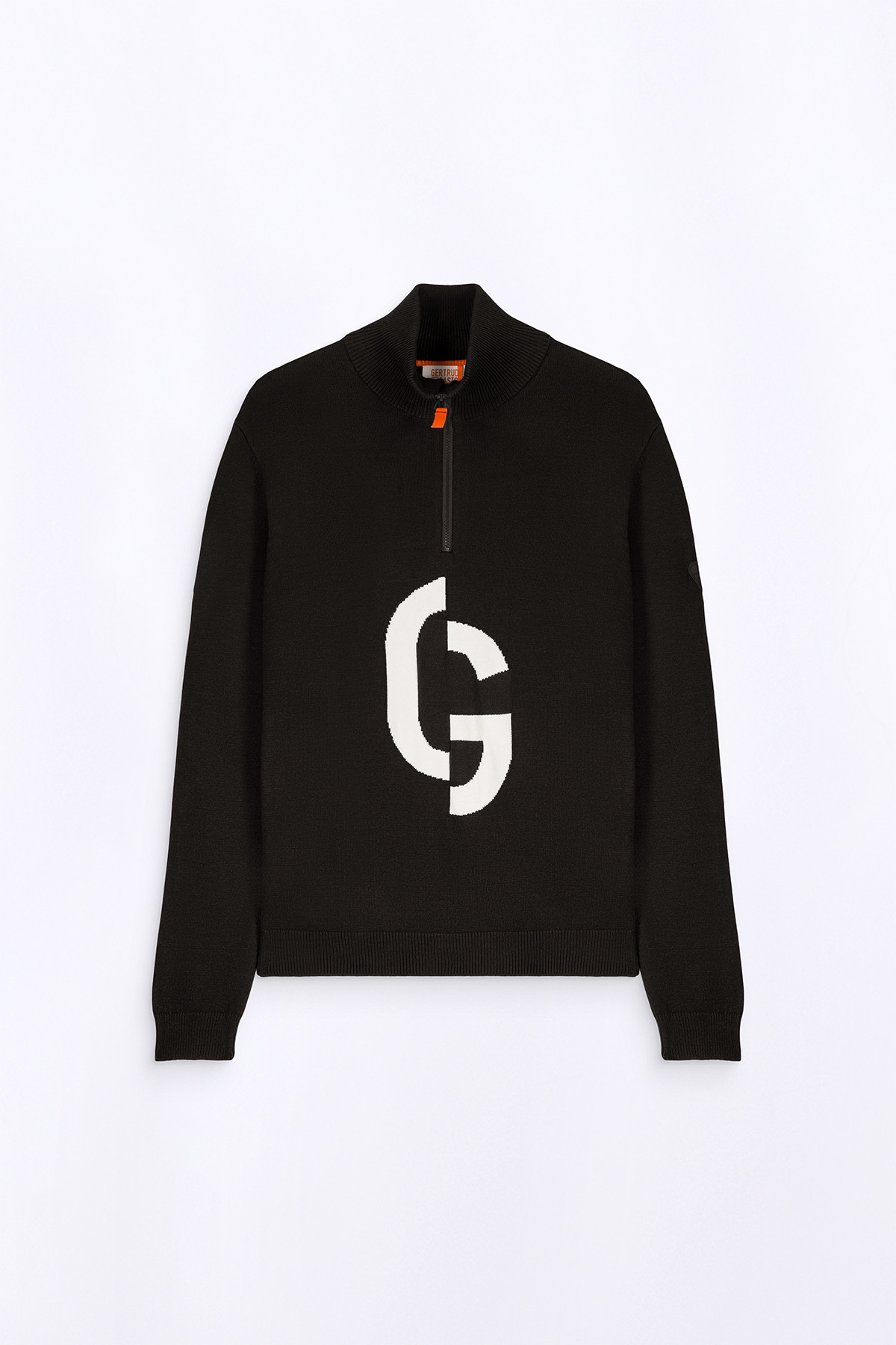 Lewis Black high neck zip...