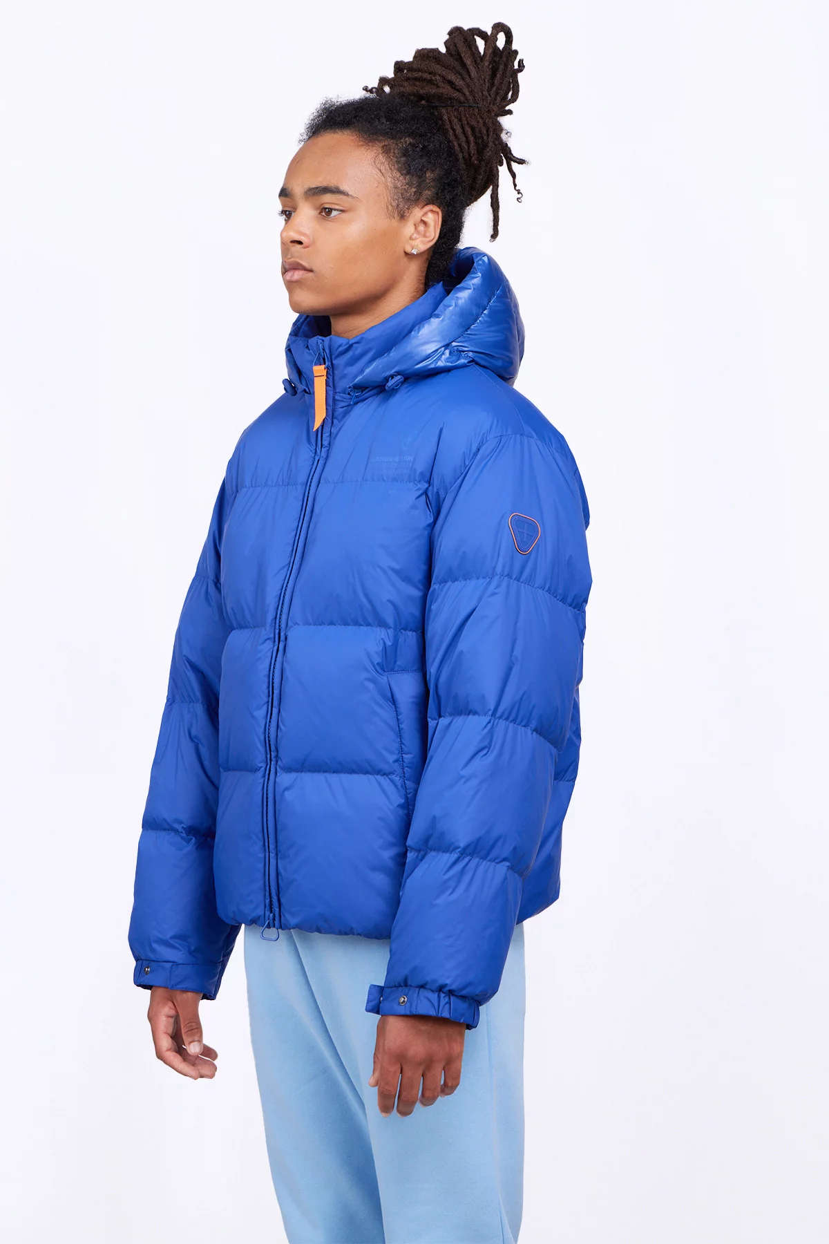 Marcel Worker Blue regular two ply jacket for men