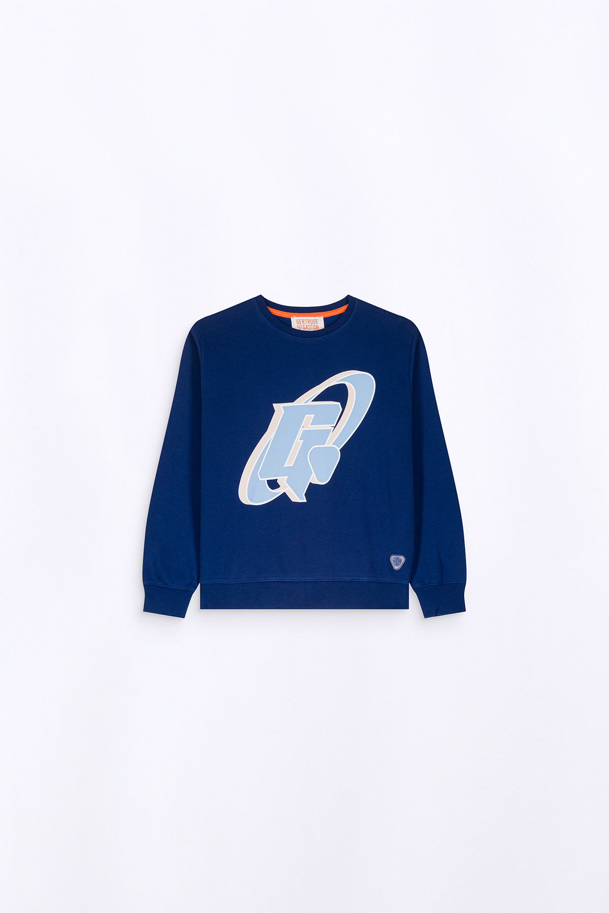 Unisex chest-print hoodie...
