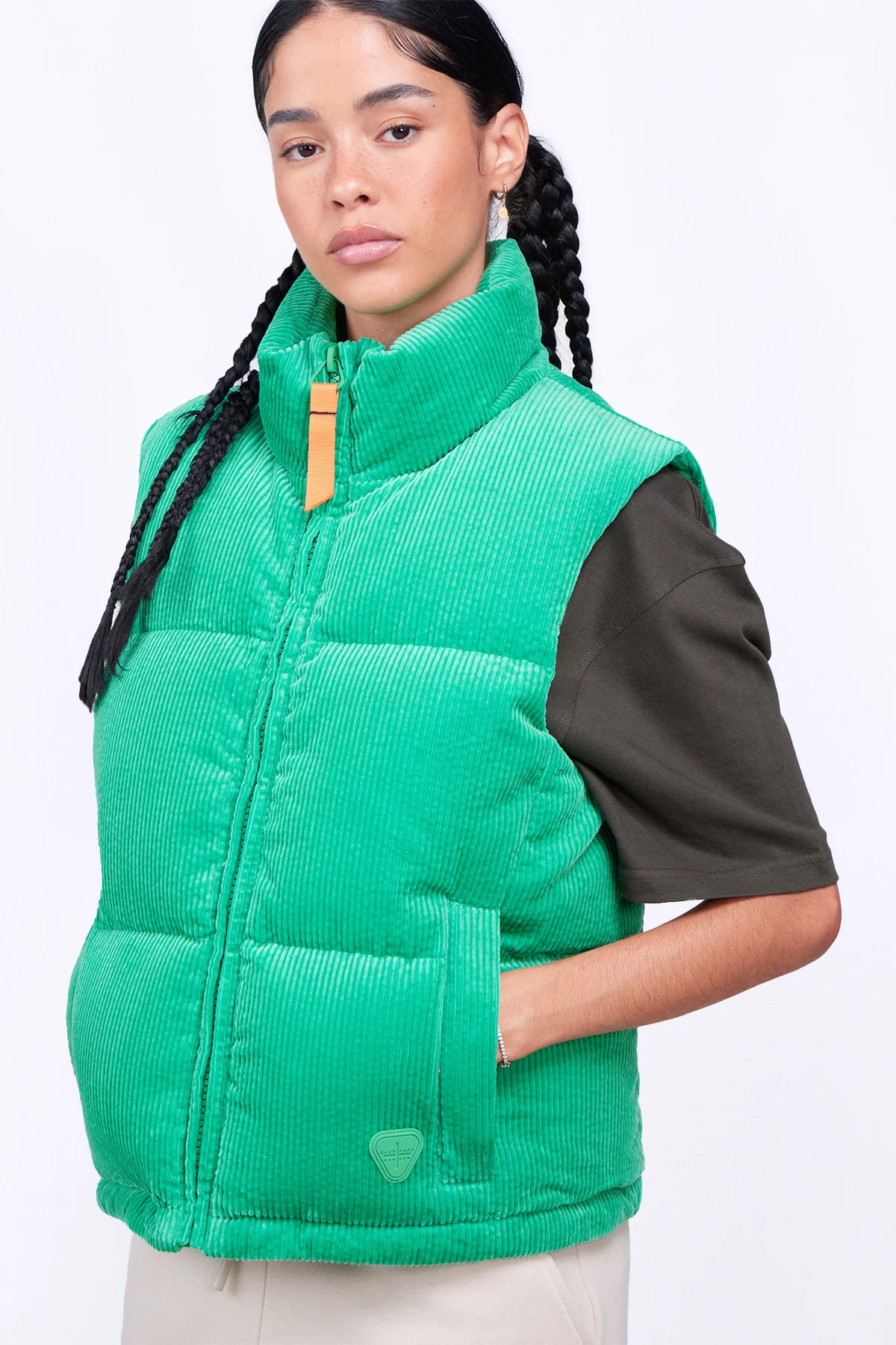 Doudoune puffy en velours...