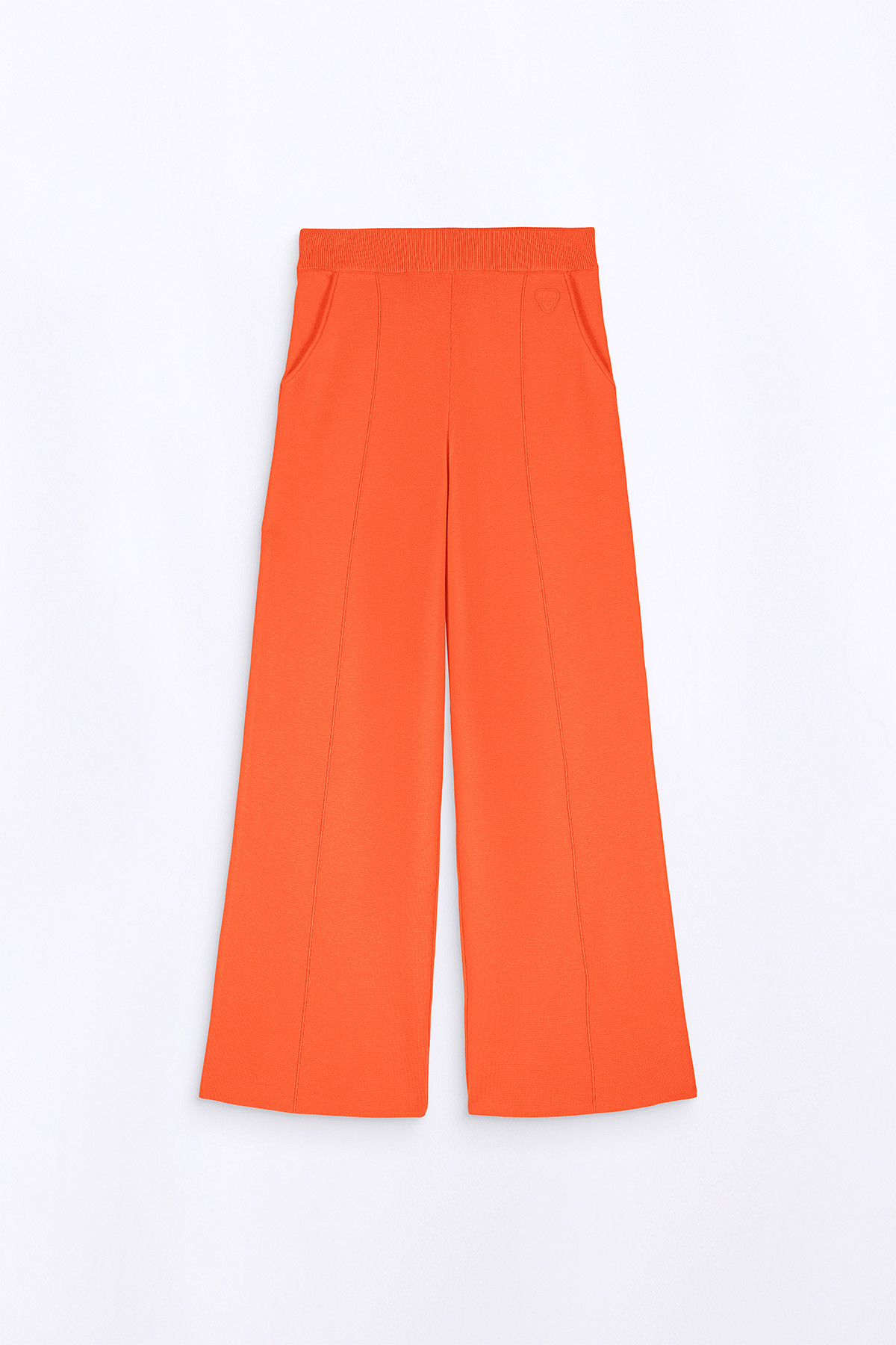 Loose knit pants Annie Orange
