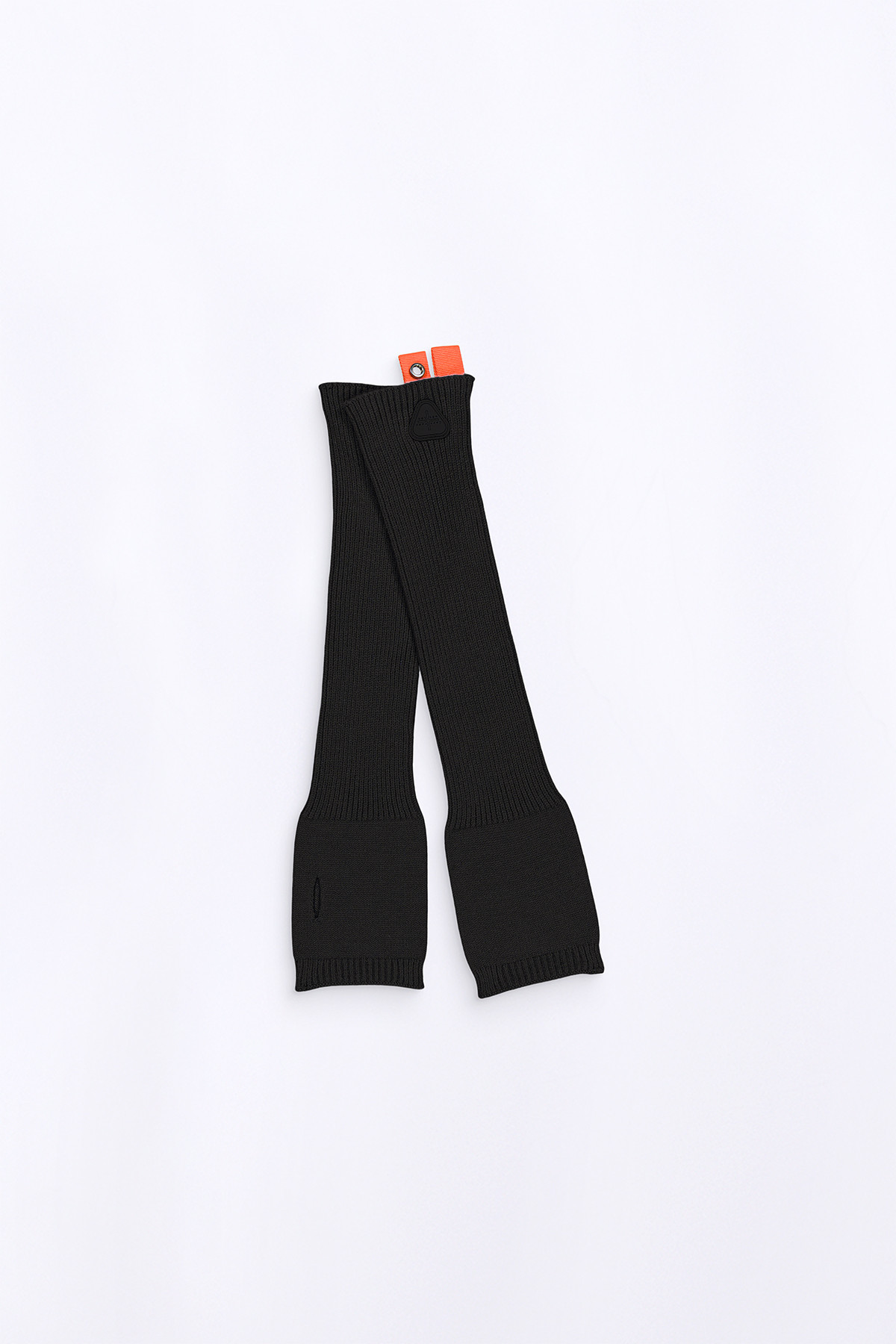 Black Kitty Long Knit Mittens
