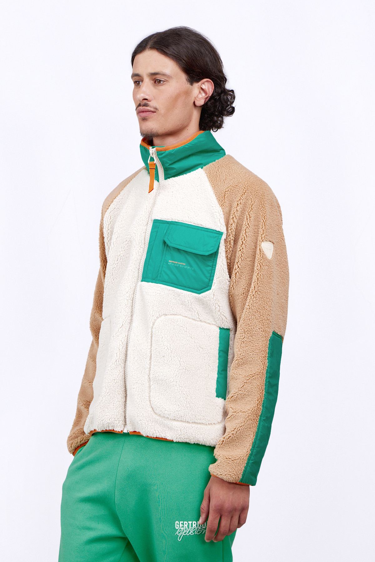 Veste en sherpa et...
