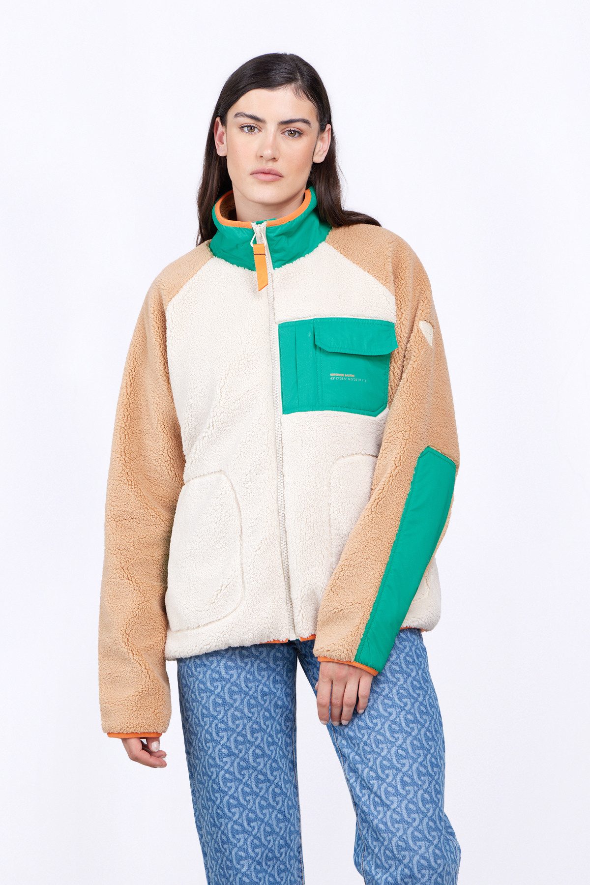 Veste en sherpa et...