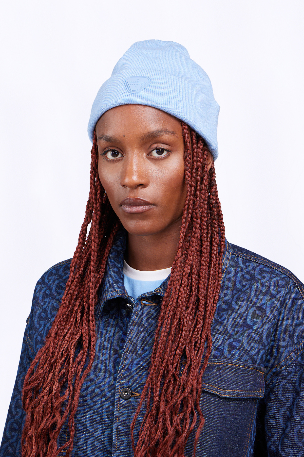 Jad knitted hat Light Blue