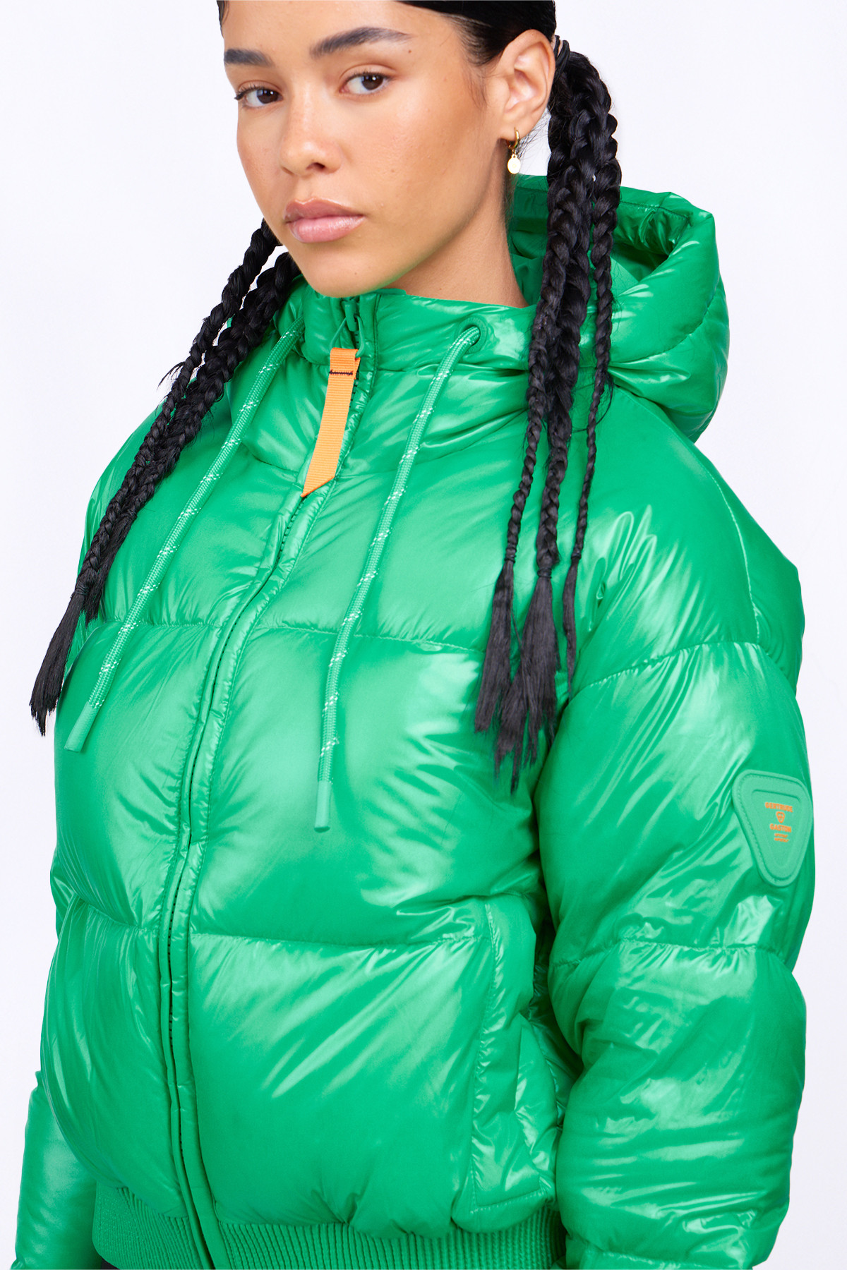 Nine Lush Green shiny short...