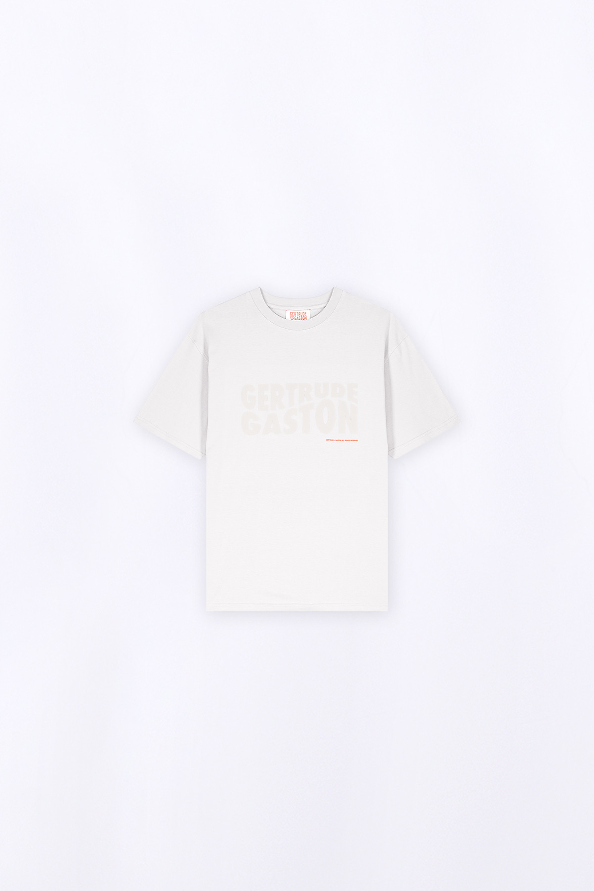 T-shirt with chest print by...