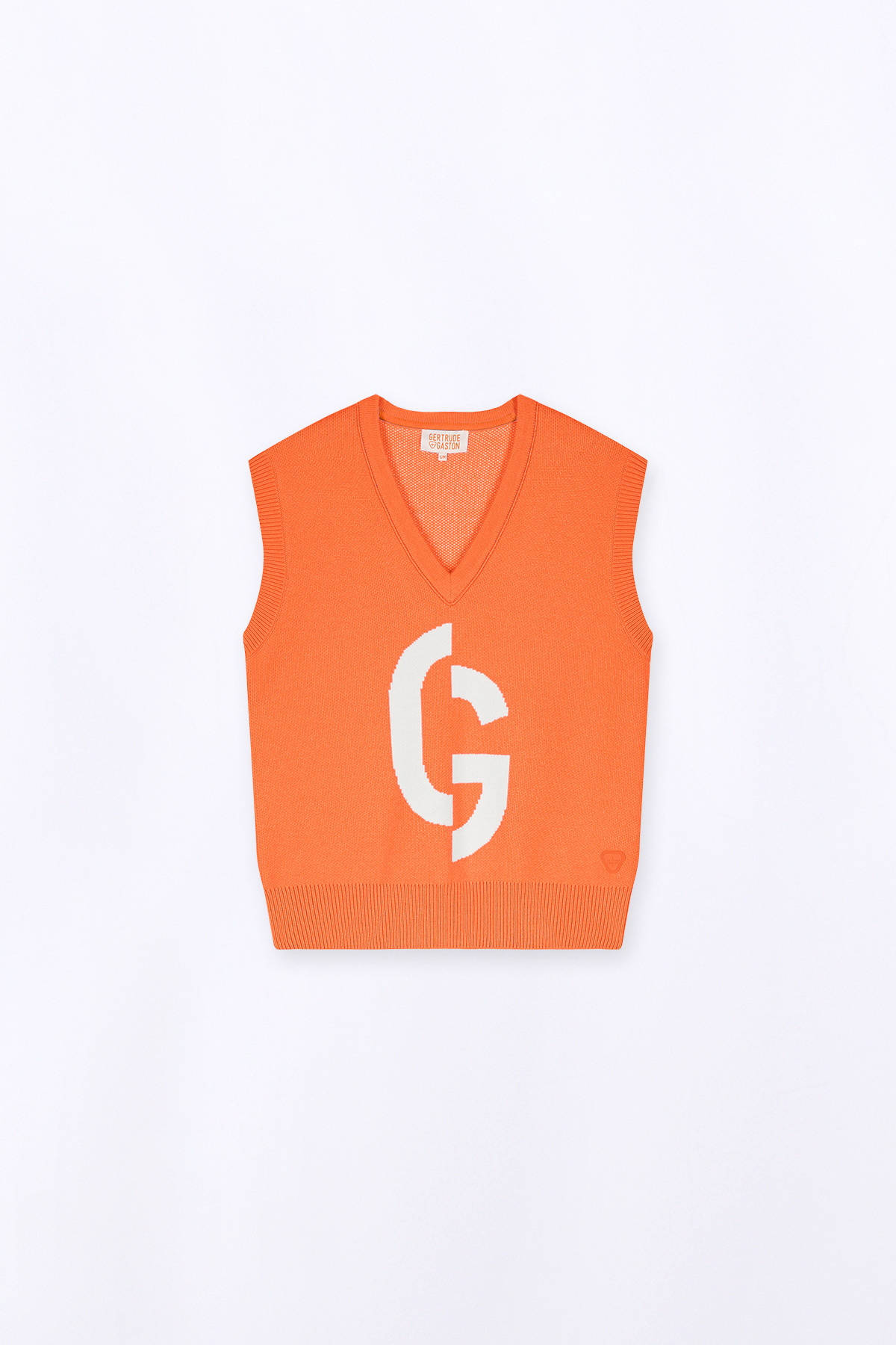 Pull en maille col V sans...