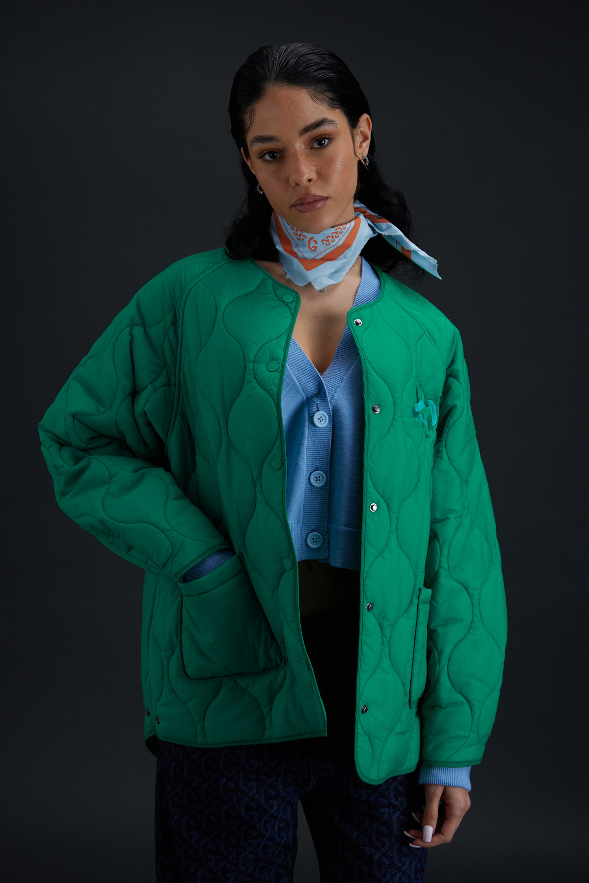 Veste matelassée oversize...