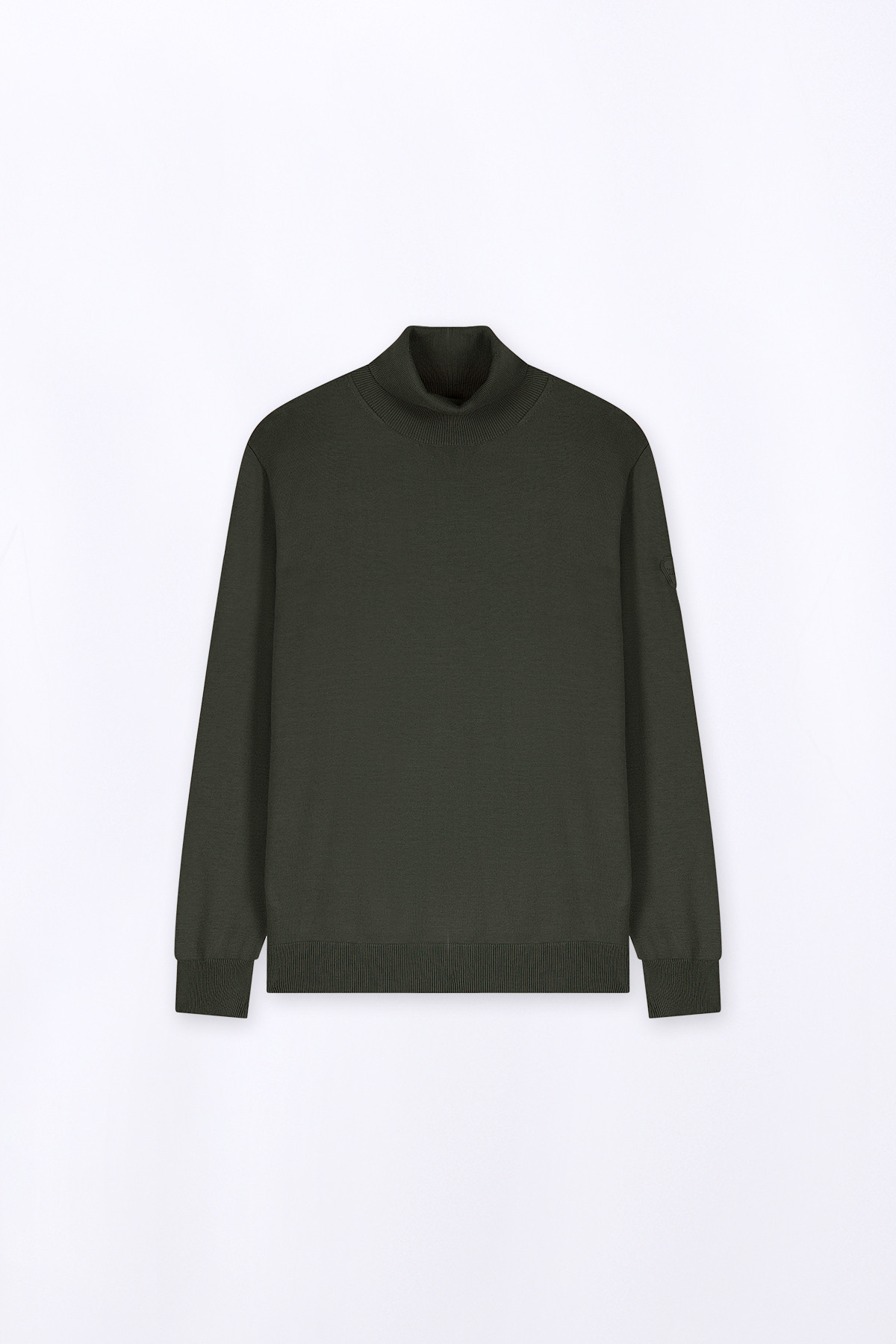 Turtleneck knit sweater...