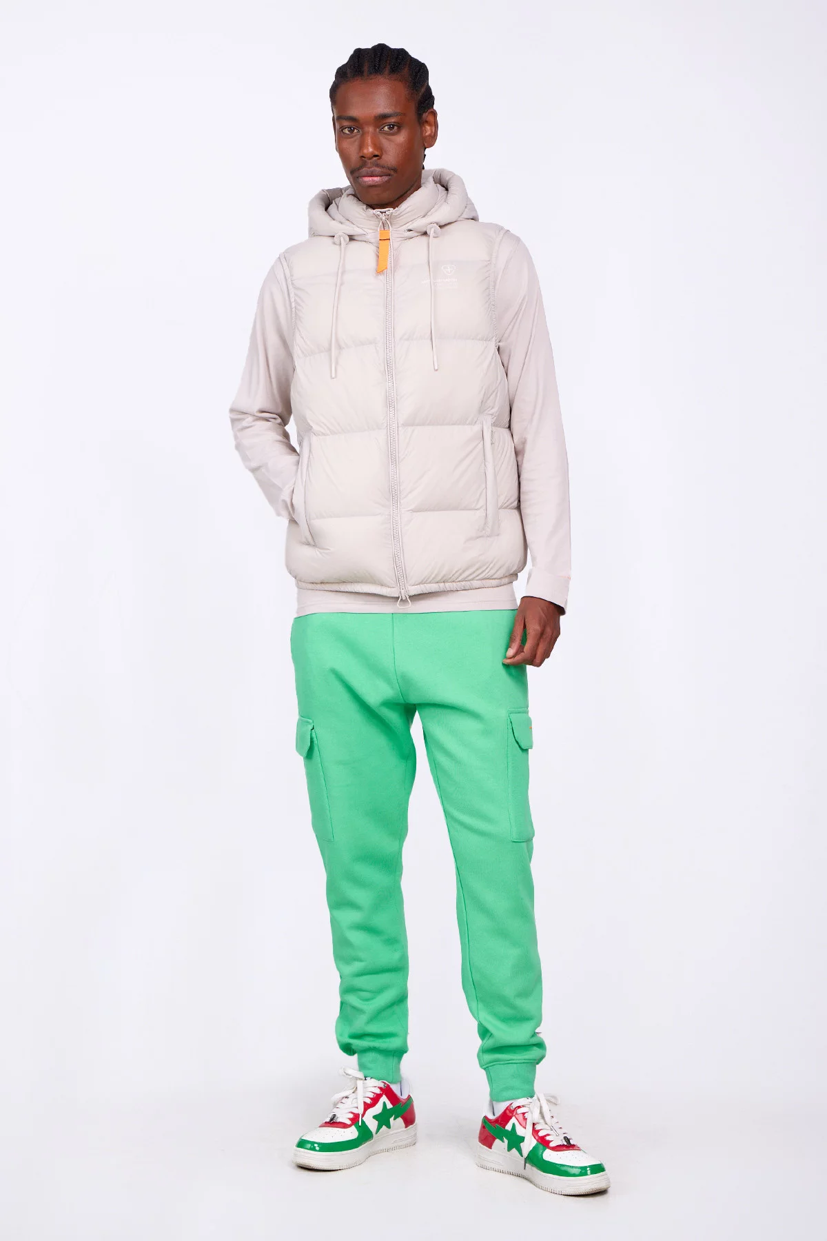 Light green down best sale jacket