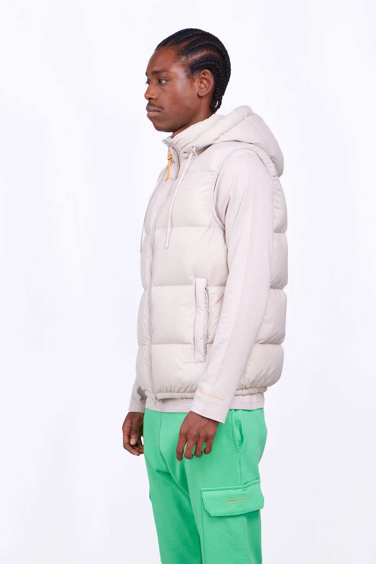 Grey lightweight puffer jacket cheap