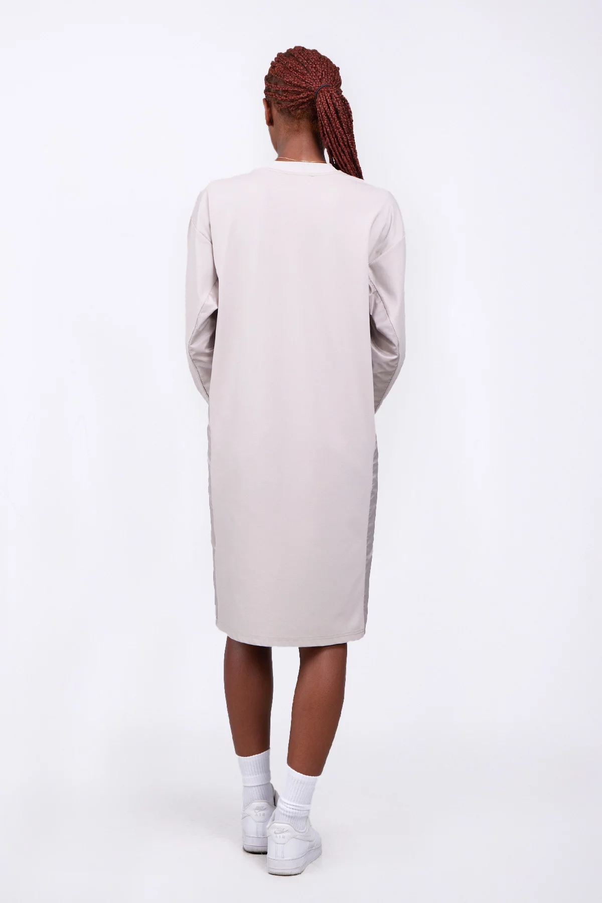 Robe mi longue bi matiere Regine