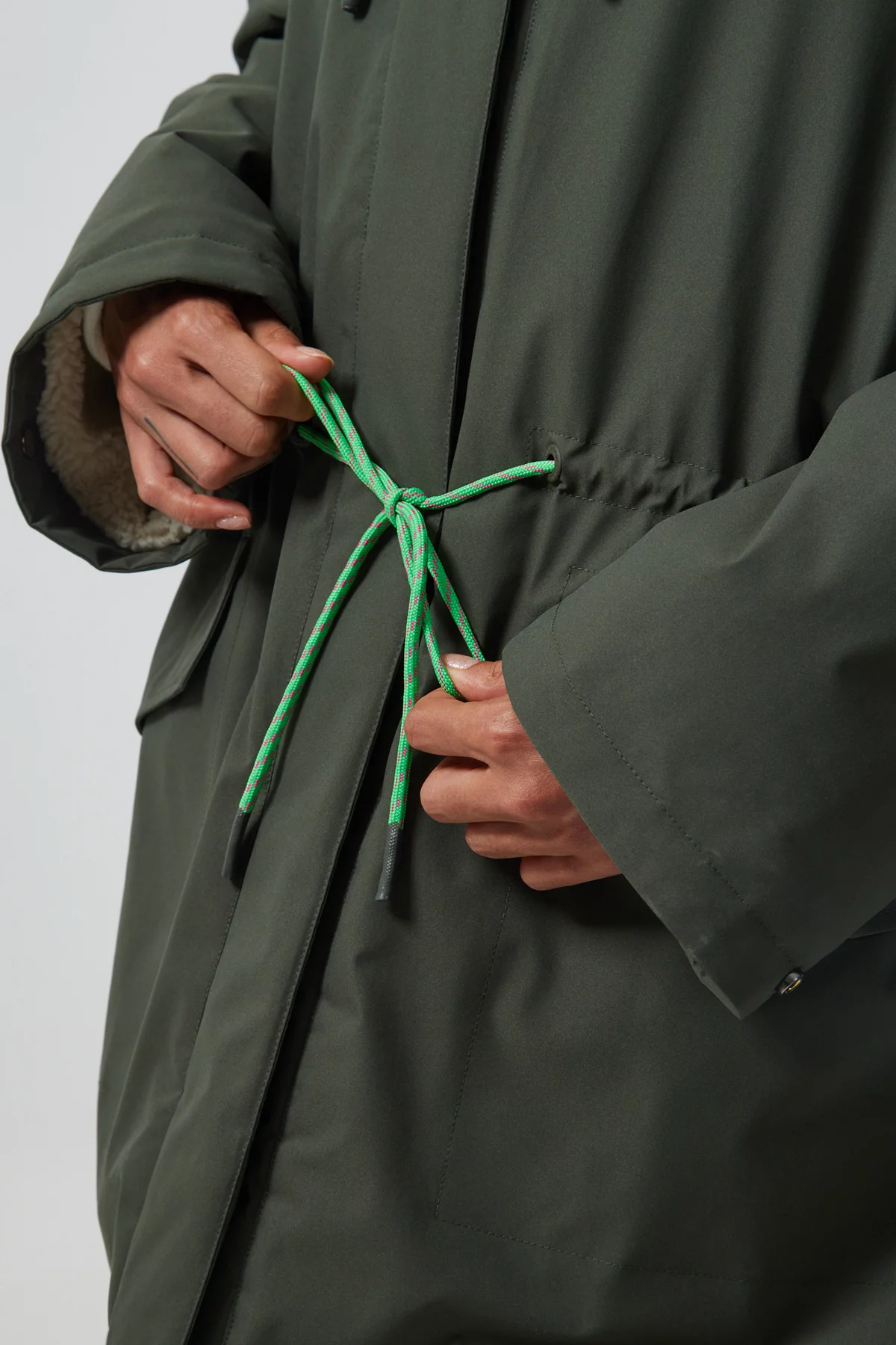 Maiwenn long parka Kaki