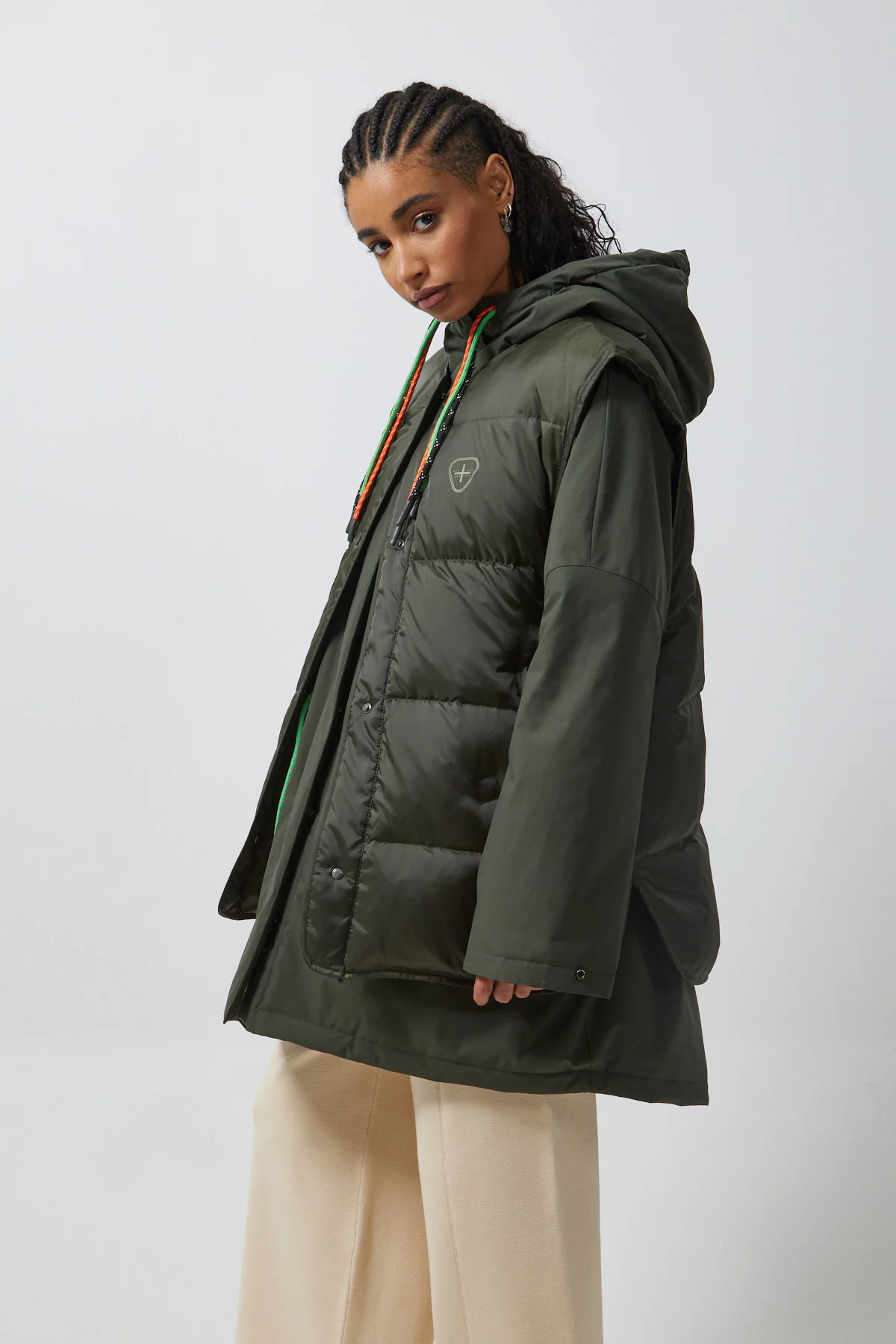 Maiwenn long parka Kaki