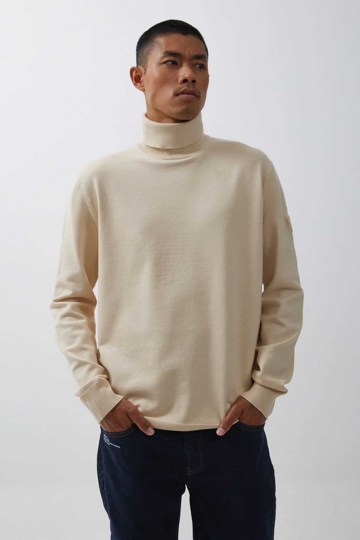 Elliot turtleneck sweater Vanilla