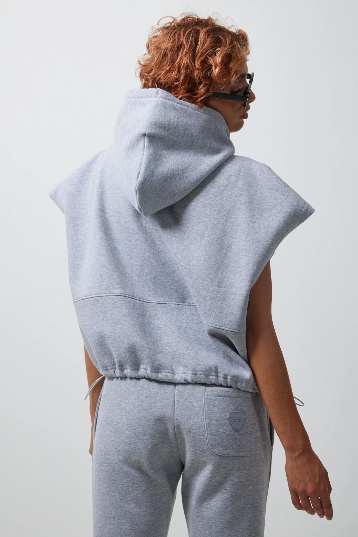 Amandine sleeveless sweater Chiney Grey