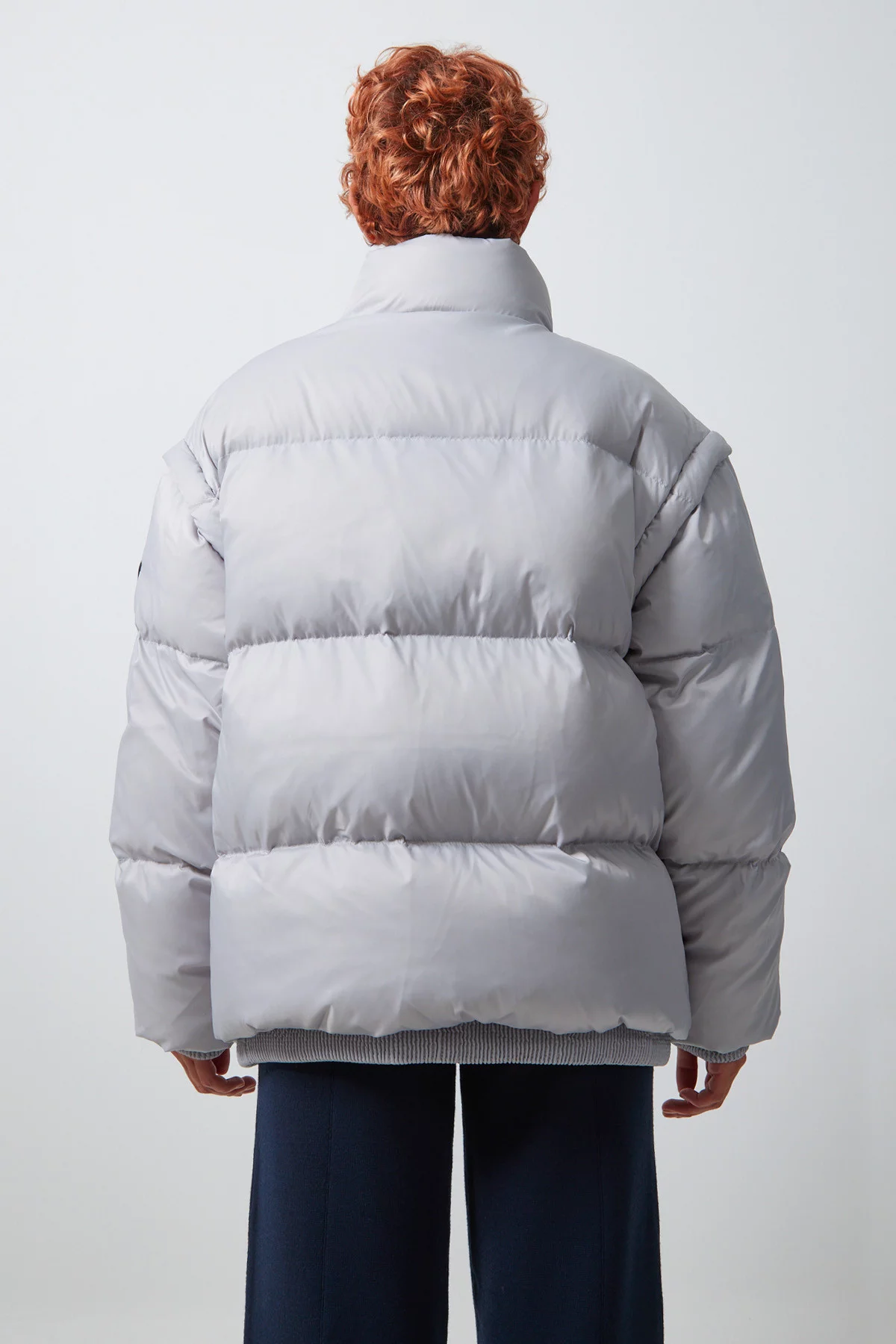Oversized down jacket Matia Grey