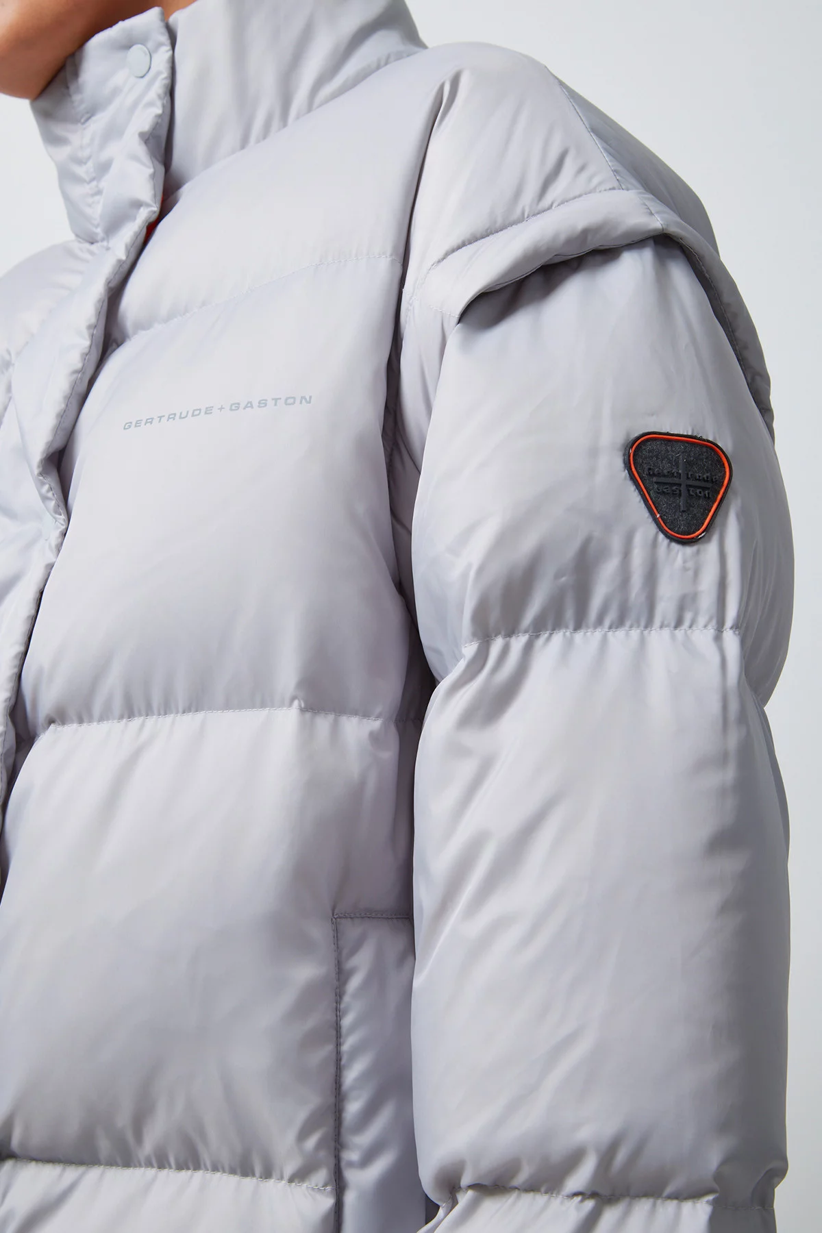 Oversized down jacket Matia Grey