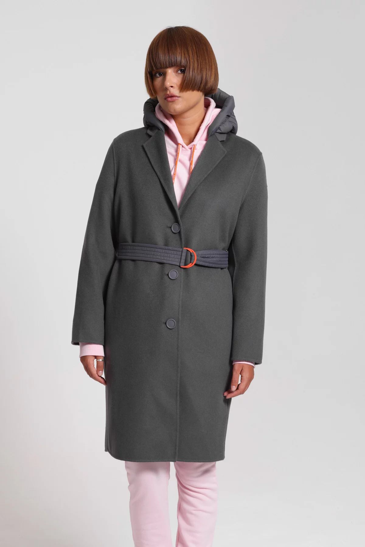 Long light coat Aurelia Anthracite