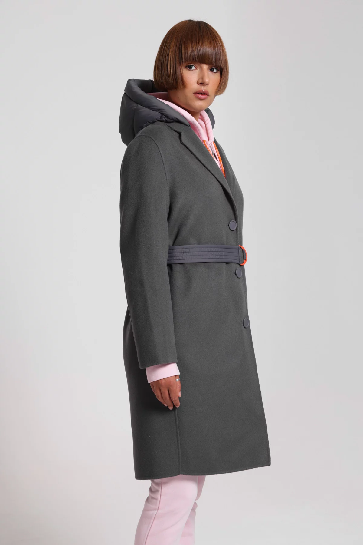 Long light coat Aurelia Anthracite