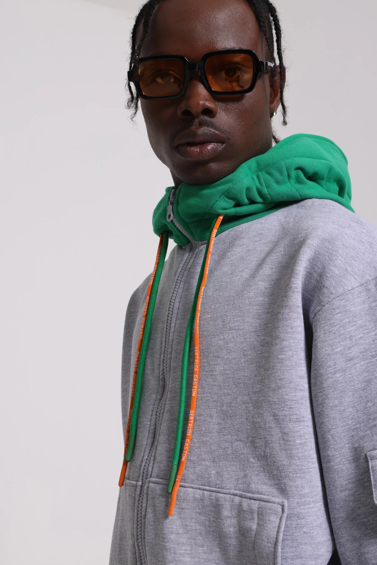 Bobby mix zipped sweatshirt Chiney Grey - Prairie