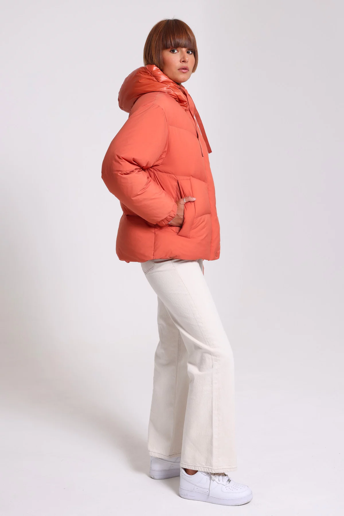 Doudoune oversize Lolita Rust
