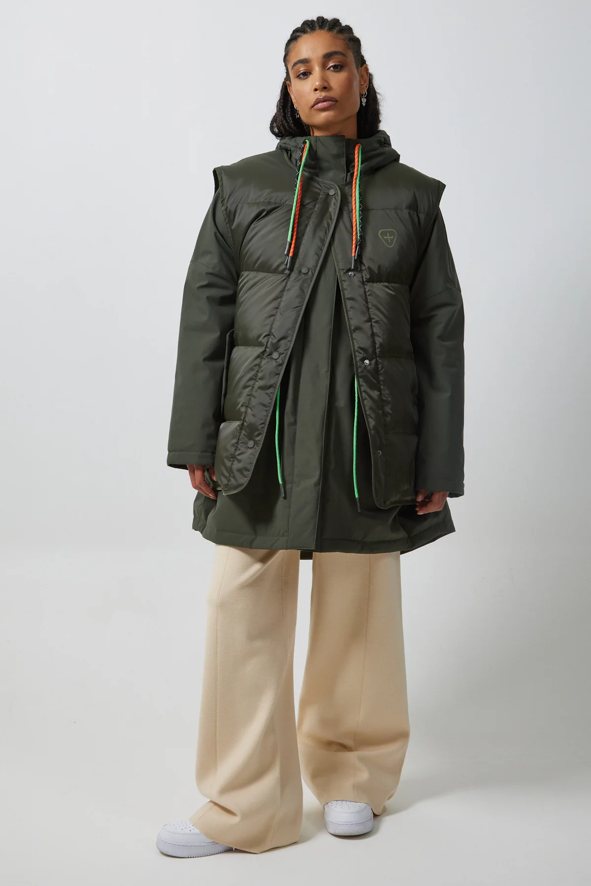 Maiwenn long parka Kaki