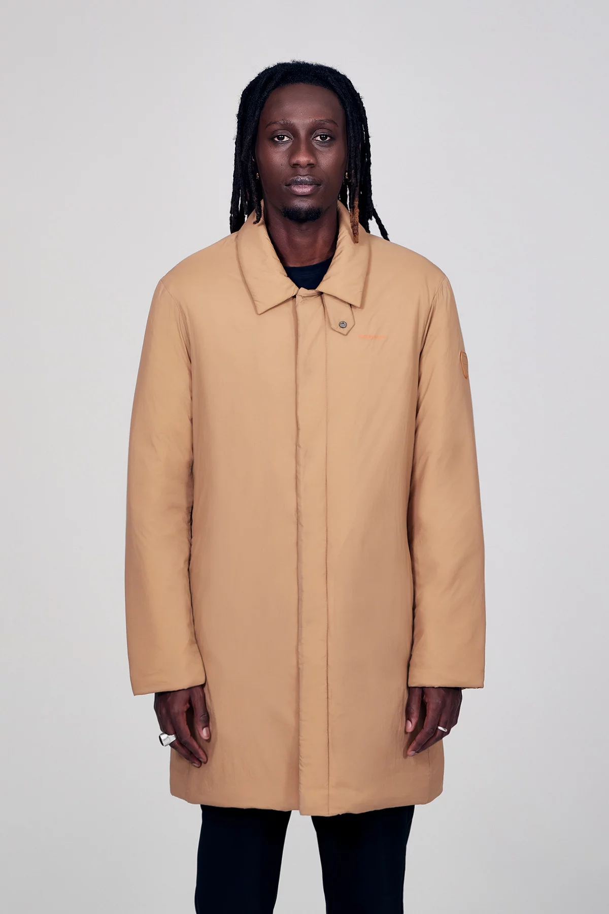 Manteau en nylon léger coupe droite Claude