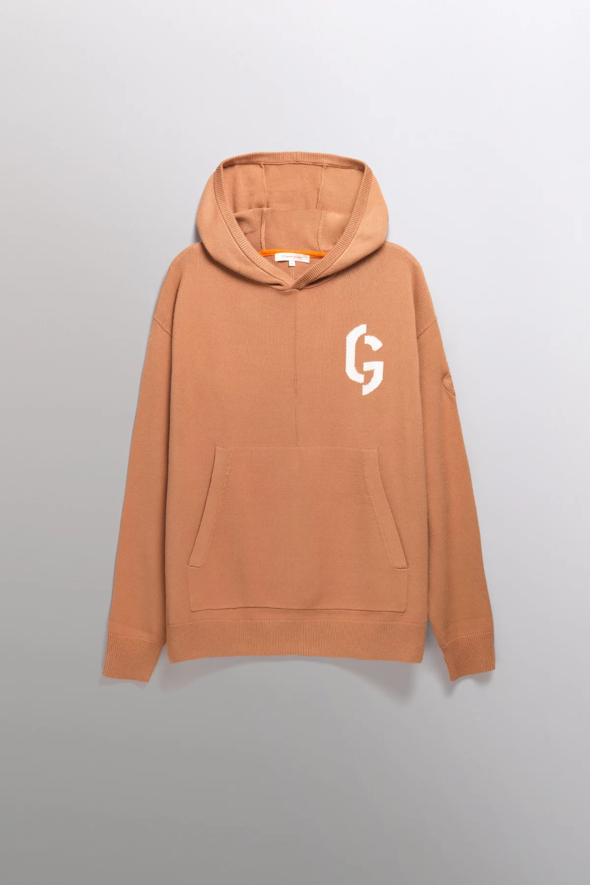 Loose-fitting hooded knit sweater Philip