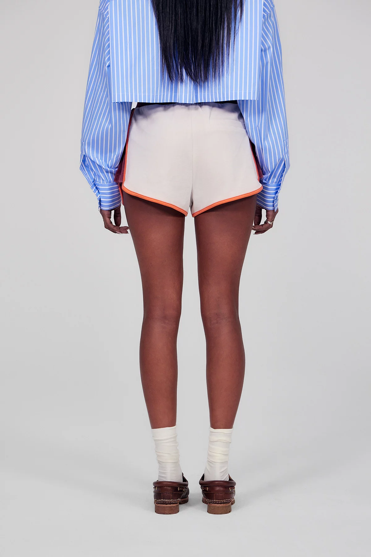 Leria terry fleece mini shorts