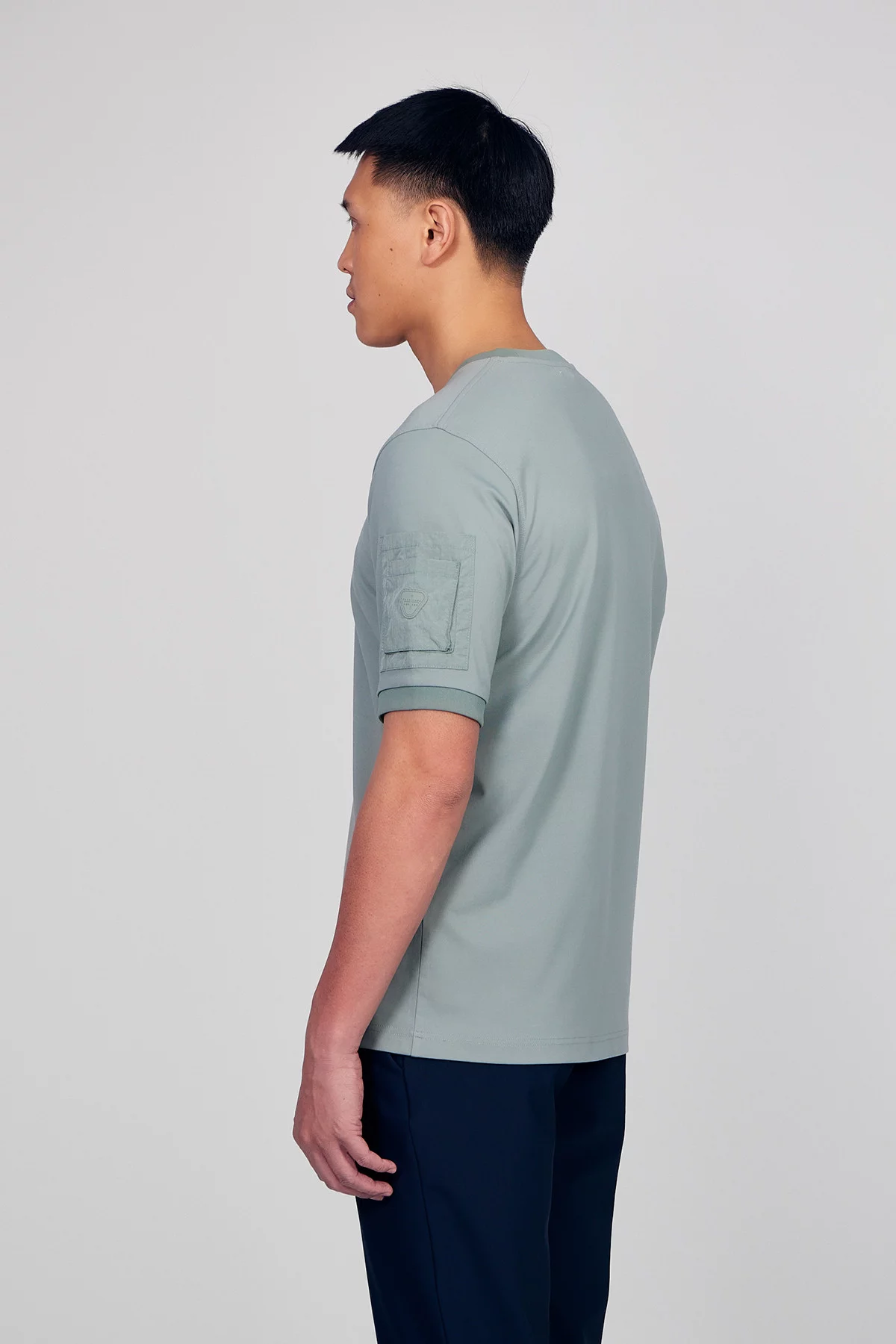 Timeo T-shirt with nylon pocket