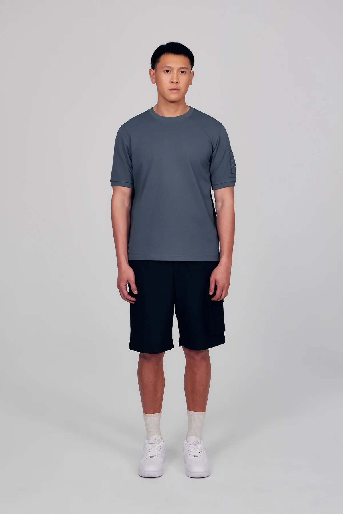 Timeo T-shirt with nylon pocket