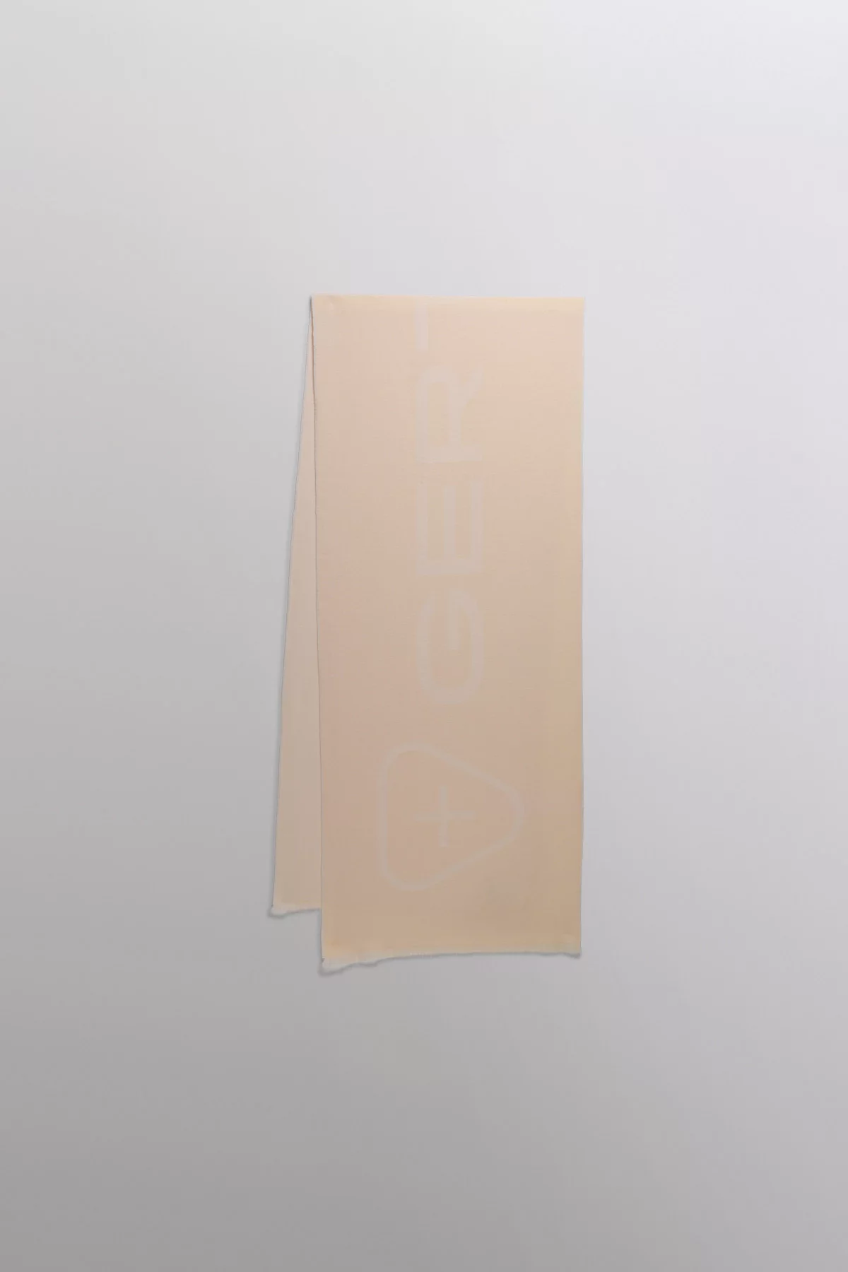 Unisex scarf in Mathilde two-tone jacquard knit