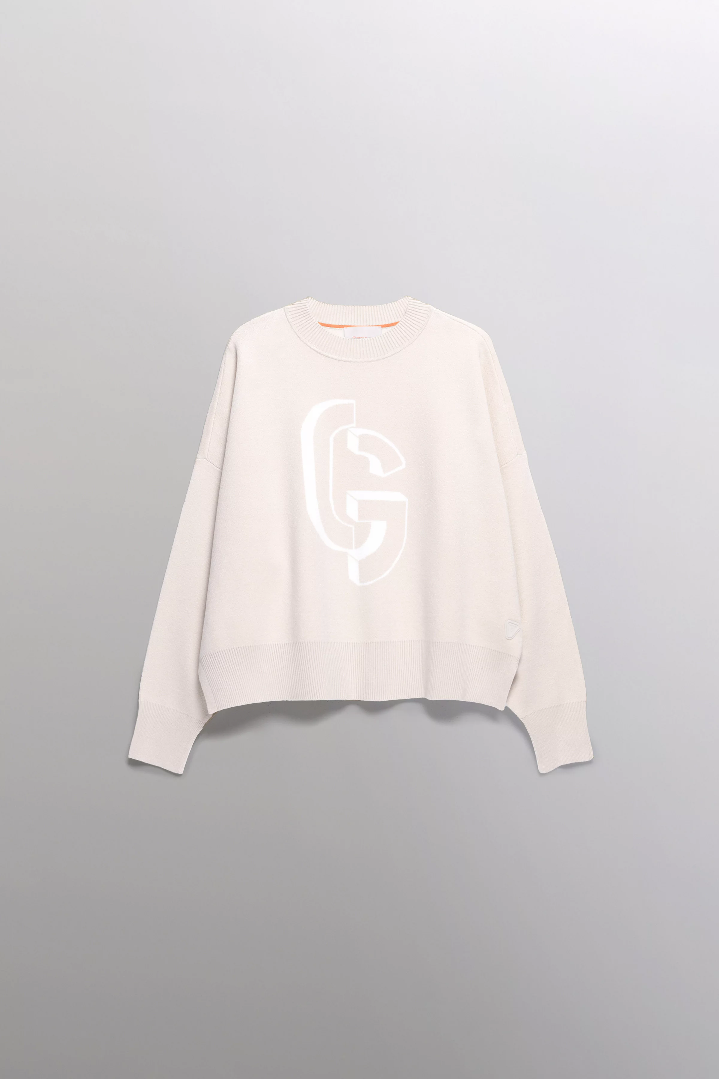 Loose knit jacquard sweater little Natalia