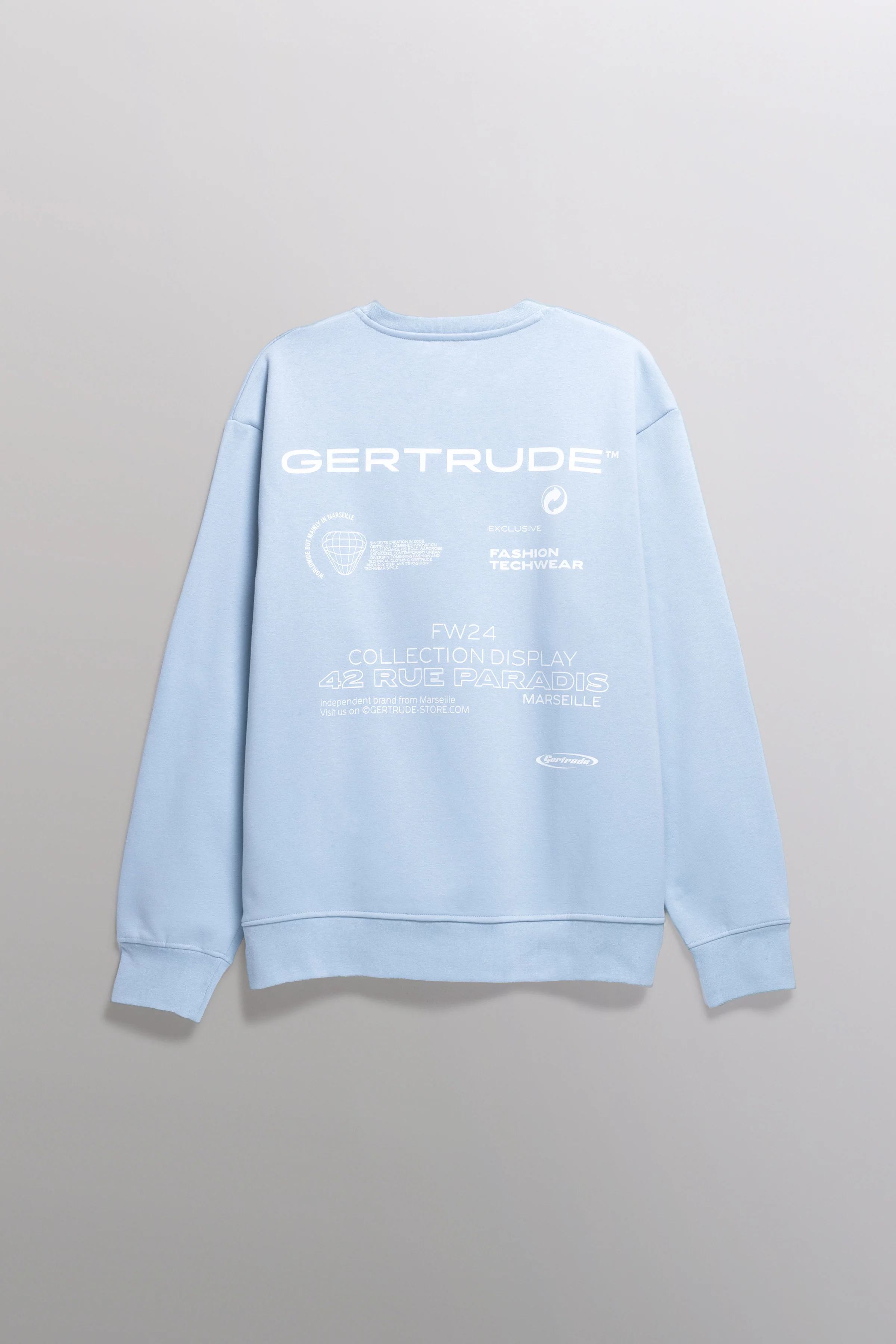 Sweatshirt round neck unisex Guillaume