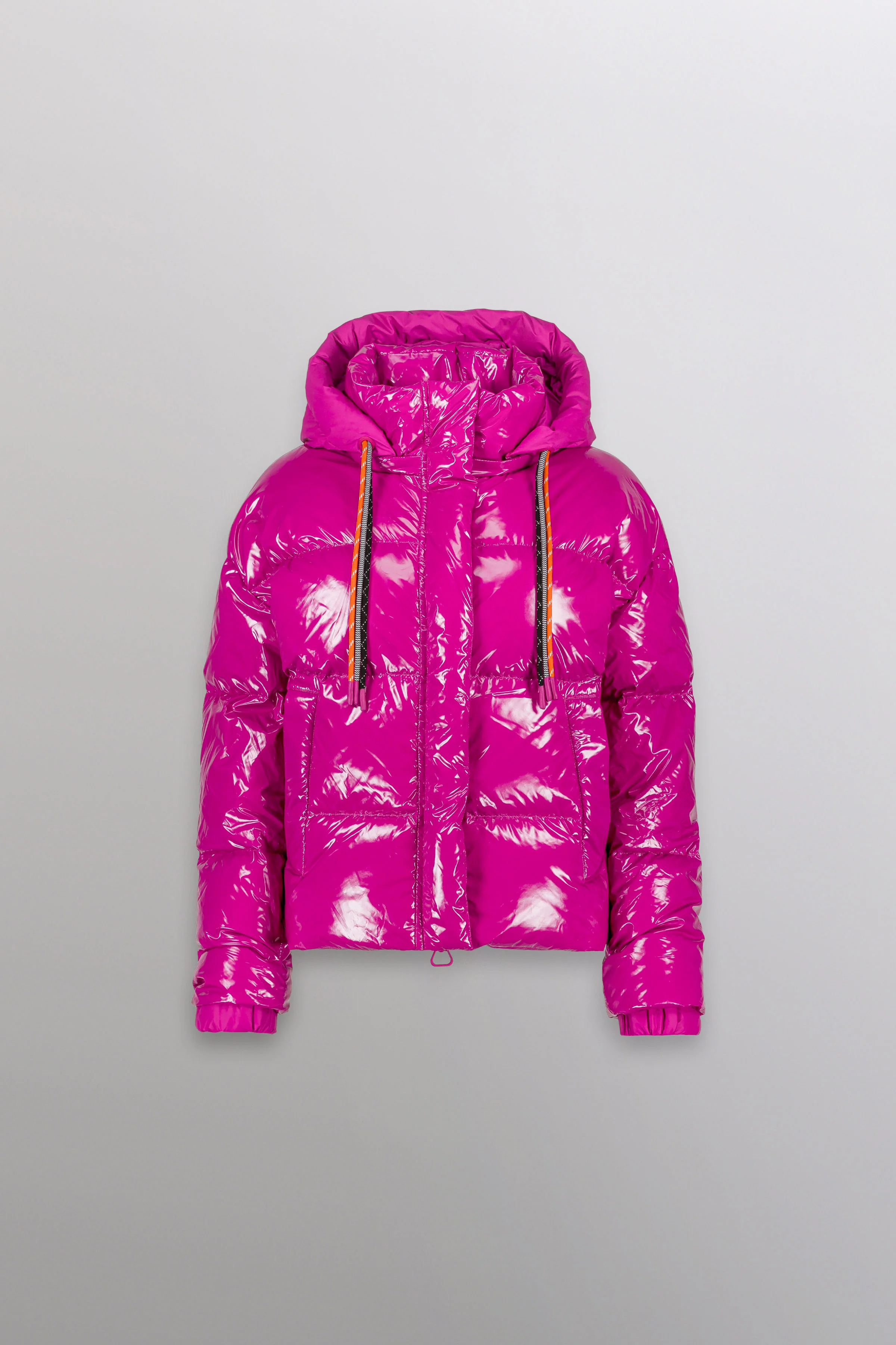 Doudoune courte nylon glossy Lili Bright