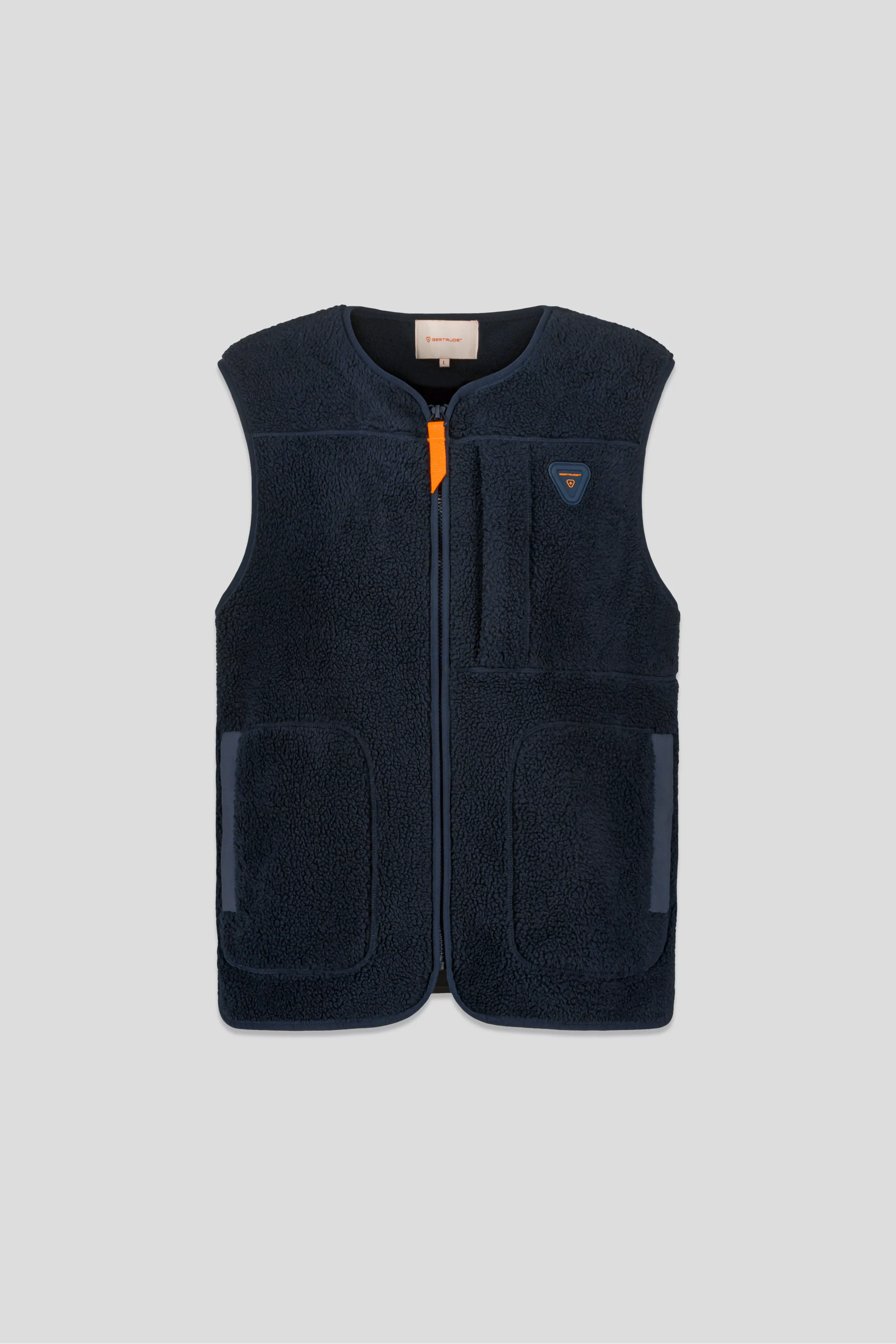 Unisex sleeveless jacket in sherpa Enzo
