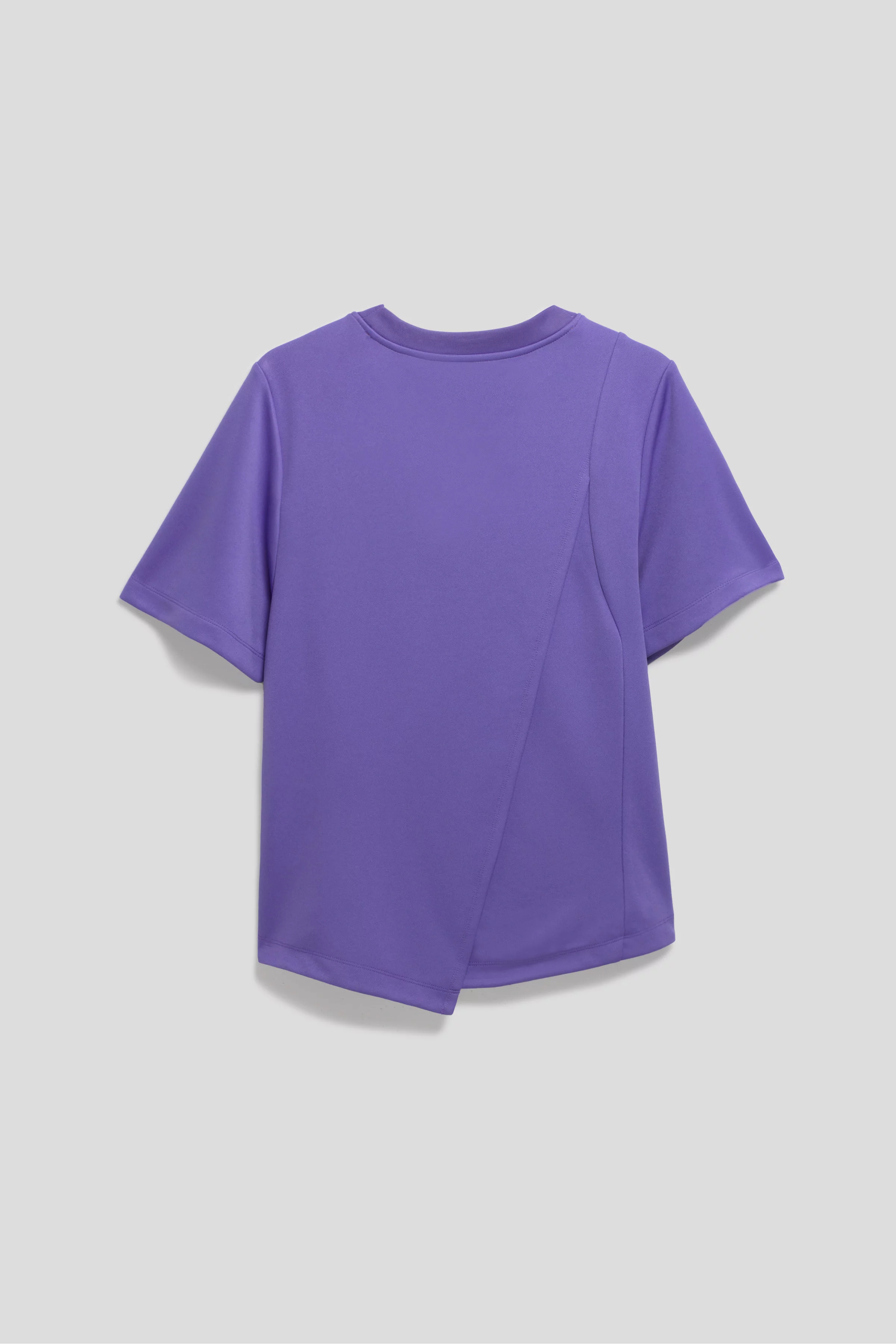 Asymmetrical knitted top with open back Walden