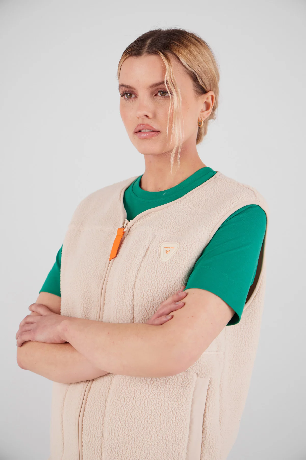 Veste sans manches en sherpa unisexe Enzo