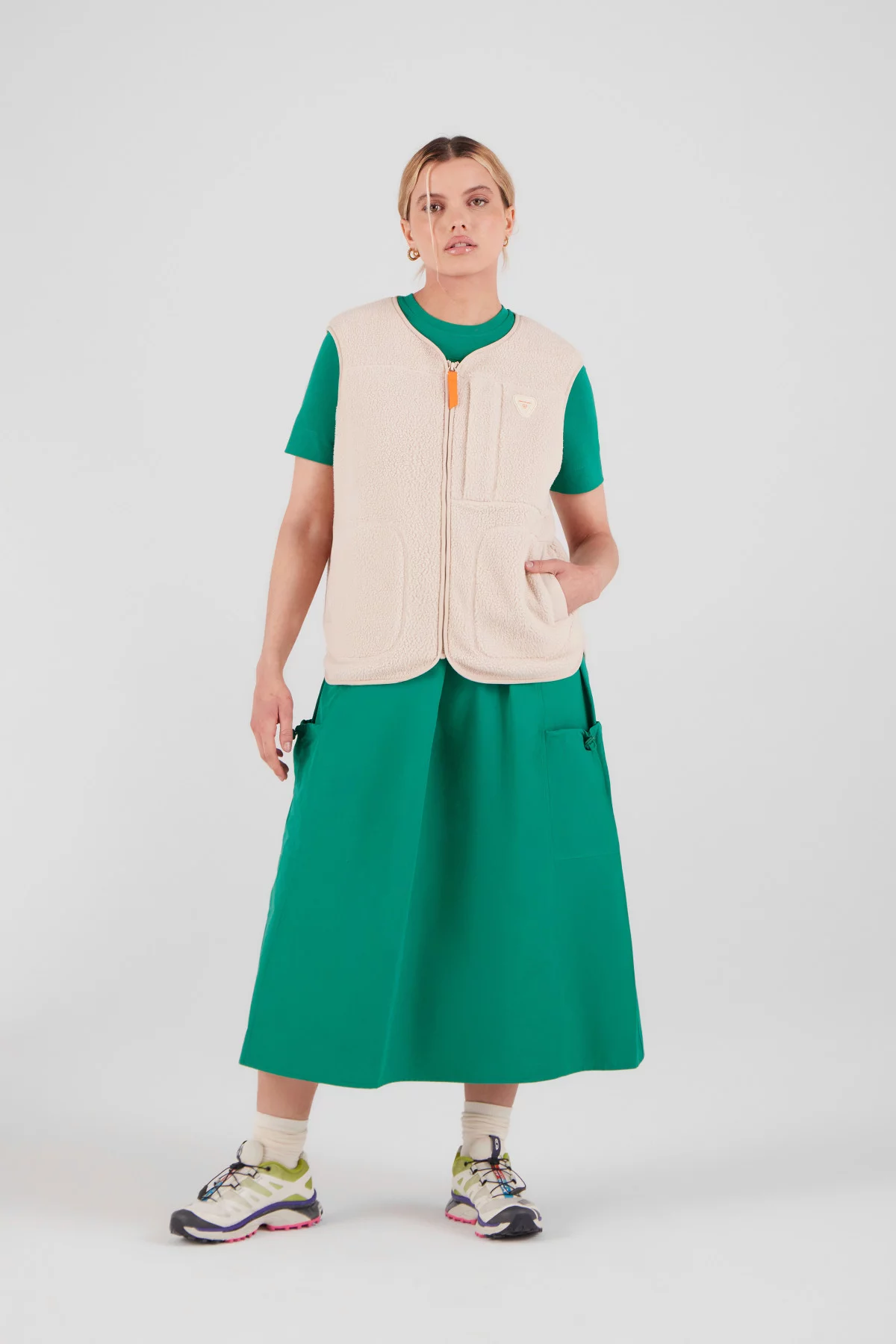 Veste sans manches en sherpa unisexe Enzo