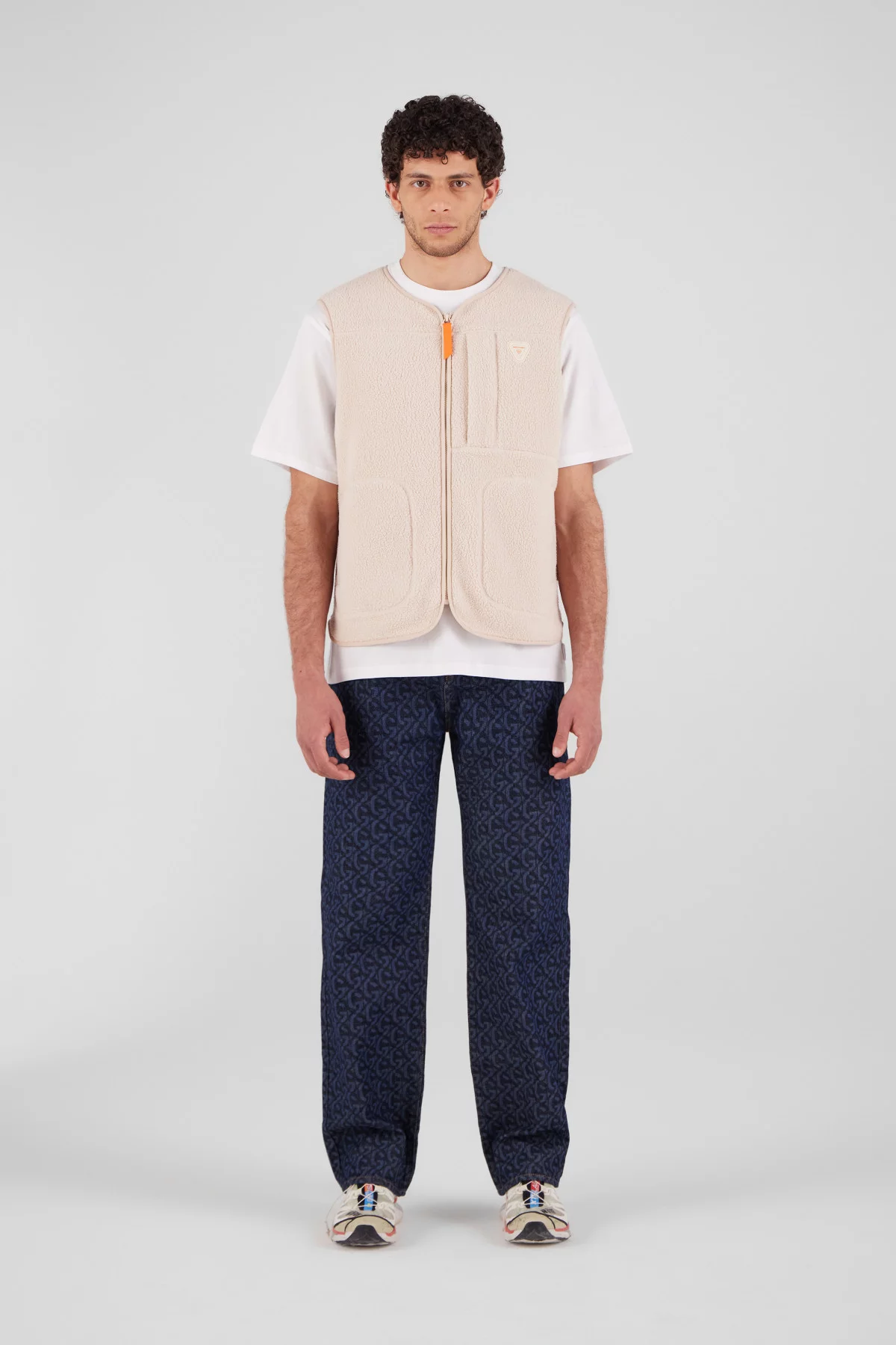 Veste sans manches en sherpa unisexe Enzo