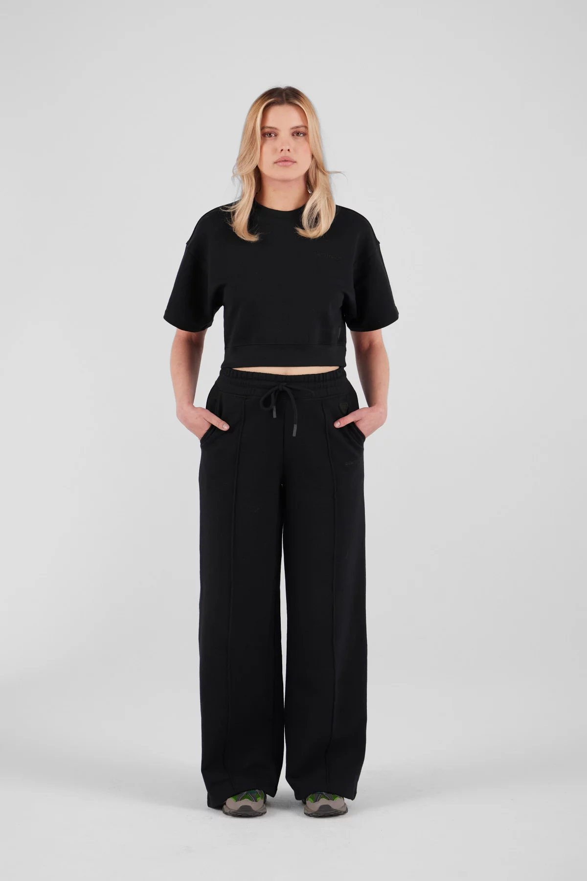 Sweat cropped col rond Adonia