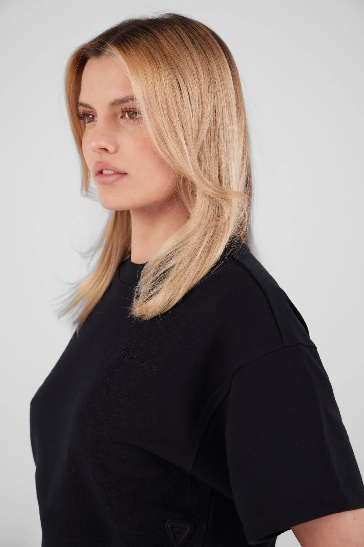 Sweat cropped col rond Adonia