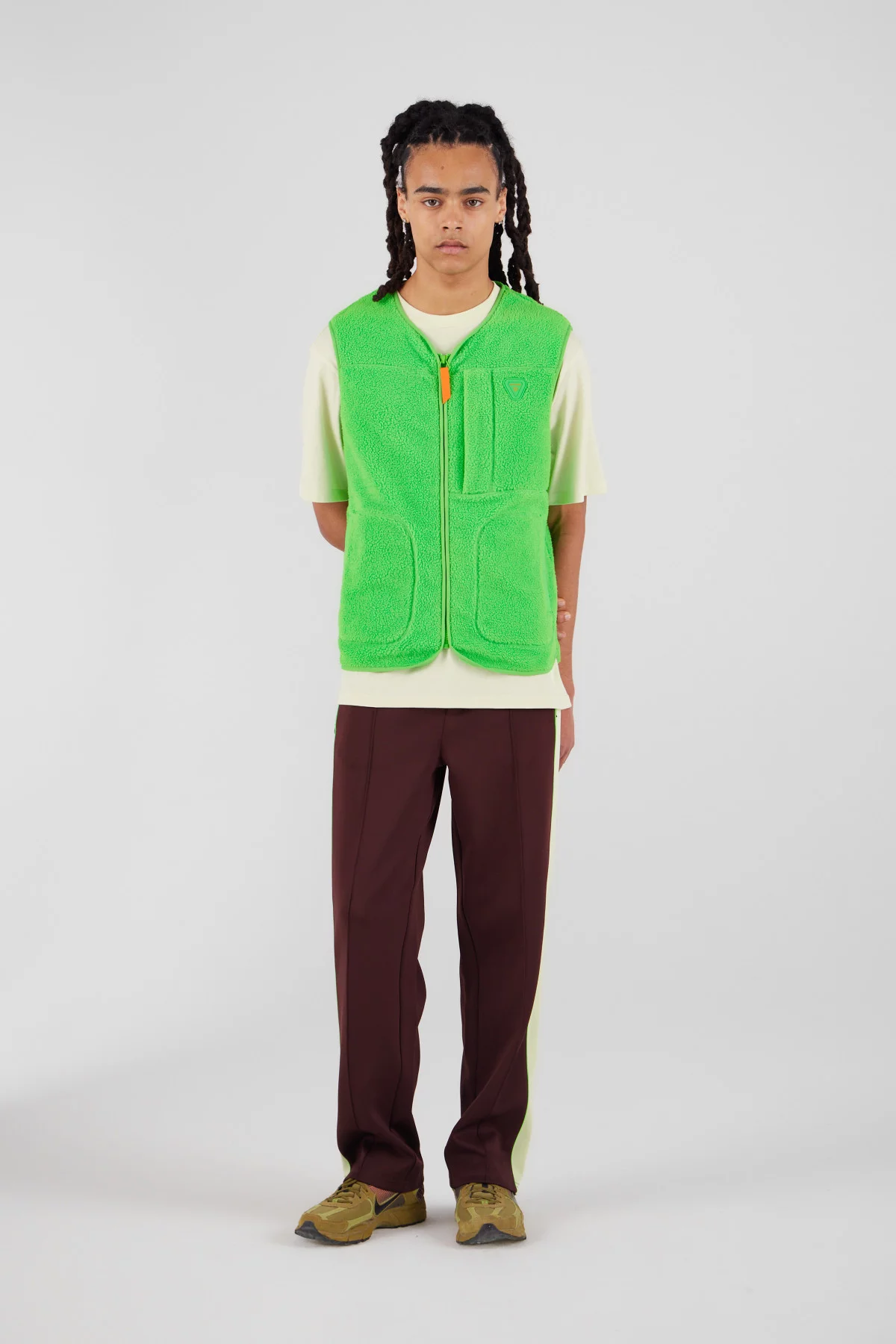Veste sans manches en sherpa unisexe Enzo